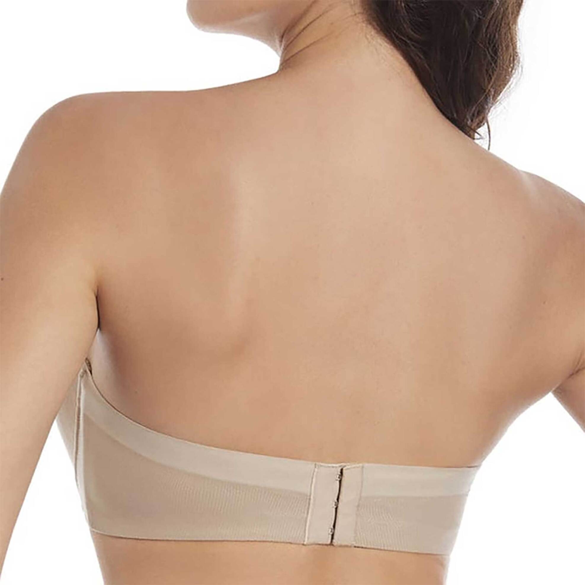 Selene γυναικεio στράπλες σουτιέν με απλικέ φιογκάκι "Vilma" Cup C - SELE-VILMA/C Μπεζ φωτογραφία