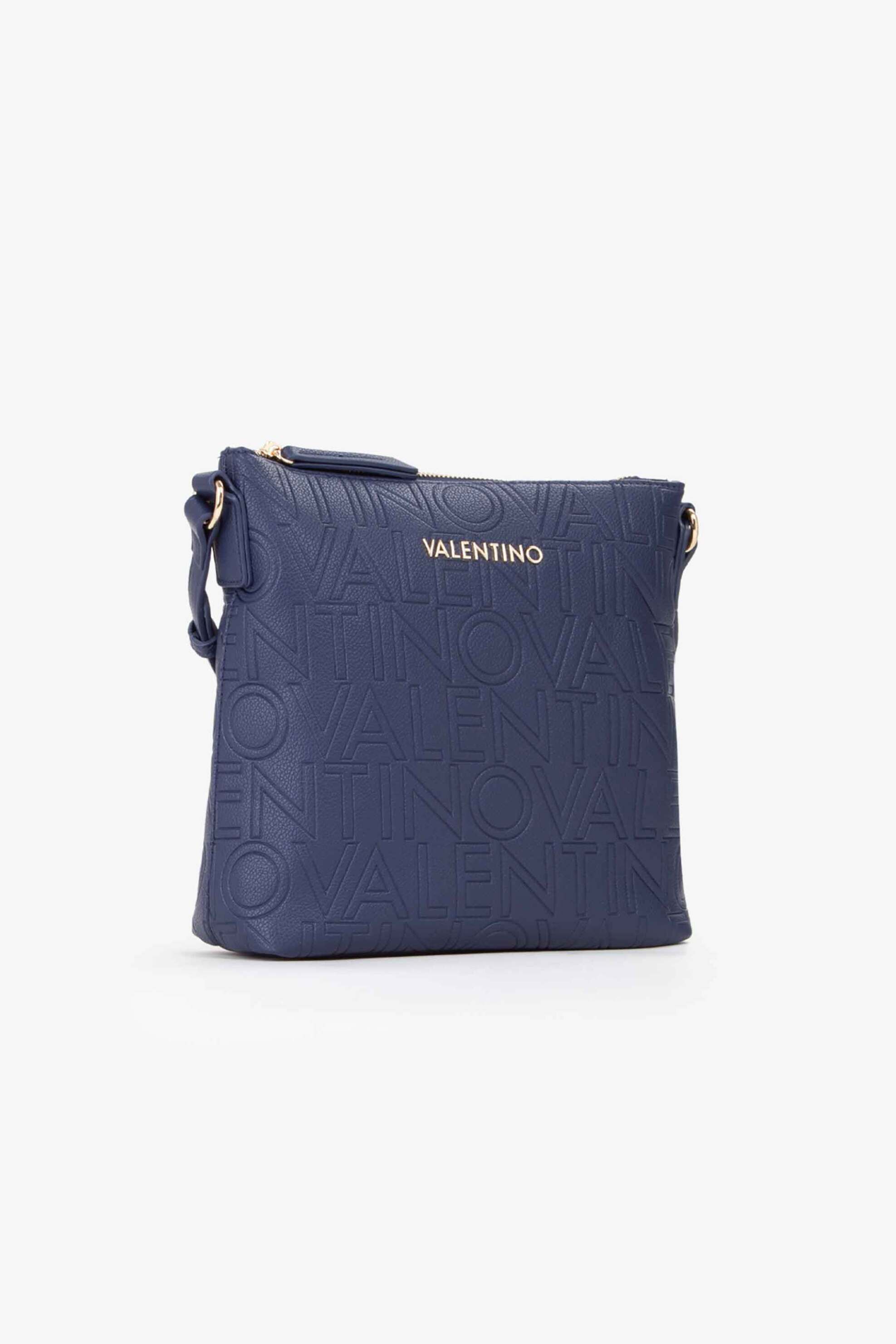 Valentino γυναικείο mini bag με all-over ανάγλυφο σχέδιο και μεταλλικό λογότυπο "Pansy" - 17LVBS8PG40/PAN Ροζ φωτογραφία