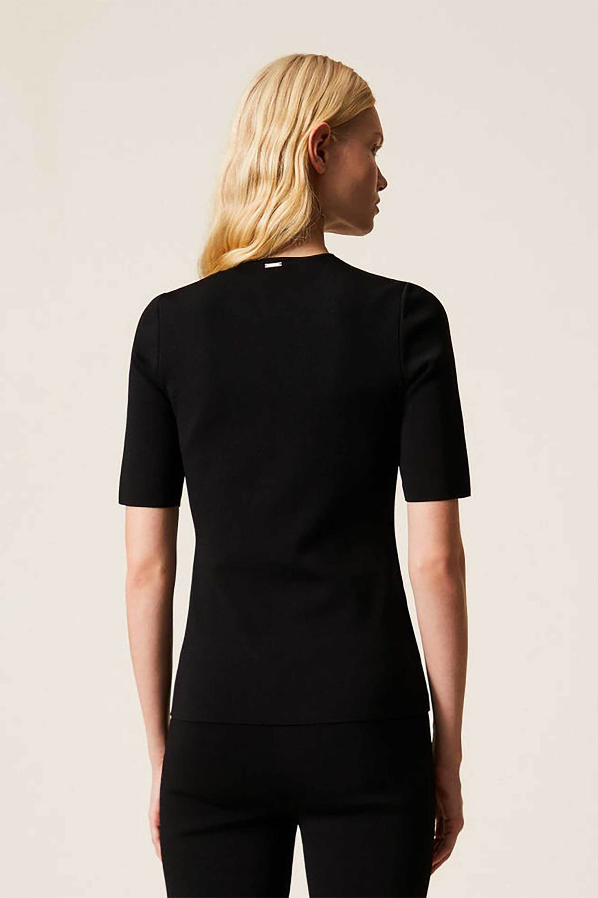 Twinset γυναικεία πλεκτή ζακέτα - 261TP3131 Μαύρο φωτογραφία