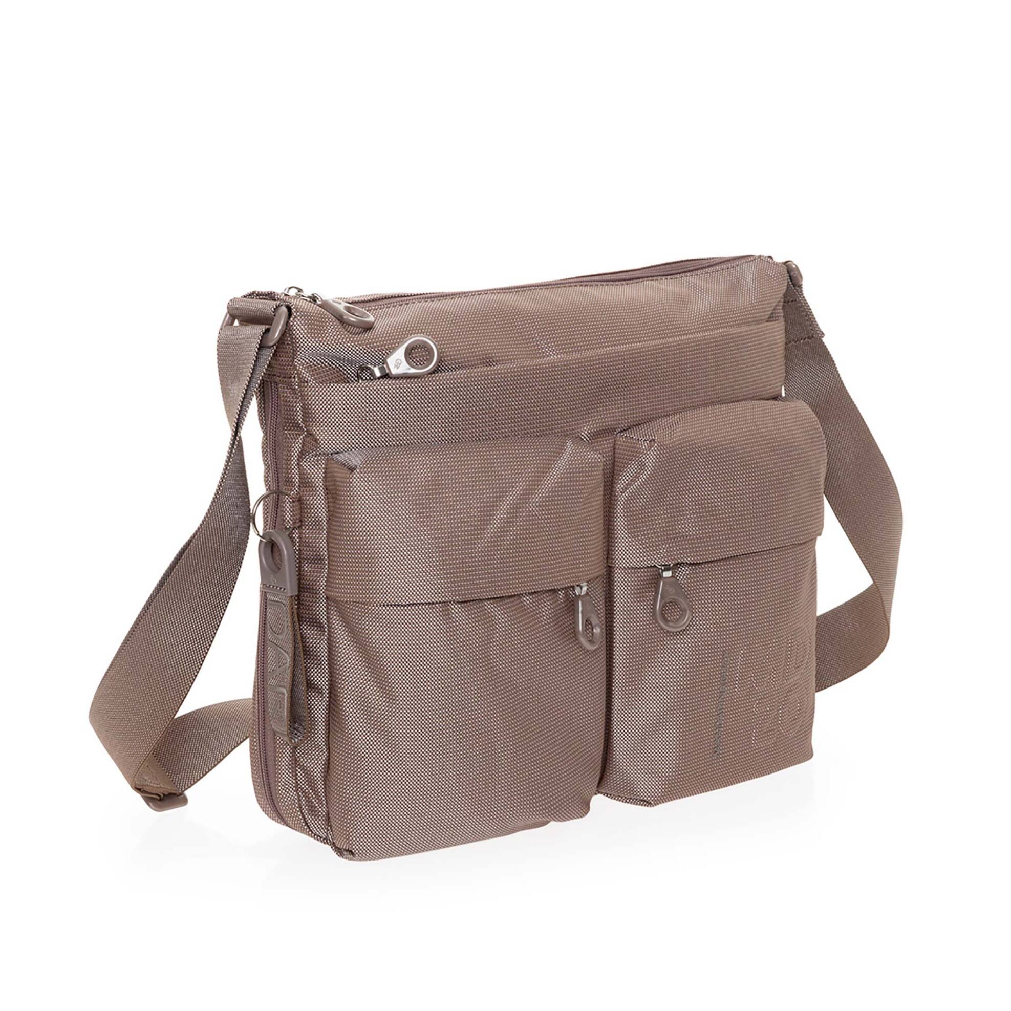 MANDARINA DUCK Mandarina Duck γυναικεία τσάντα crossbody πολυμορφική με πολλαπλές θήκες "MD20" - P10QMTX6 Καφέ Ανοιχτό - 2