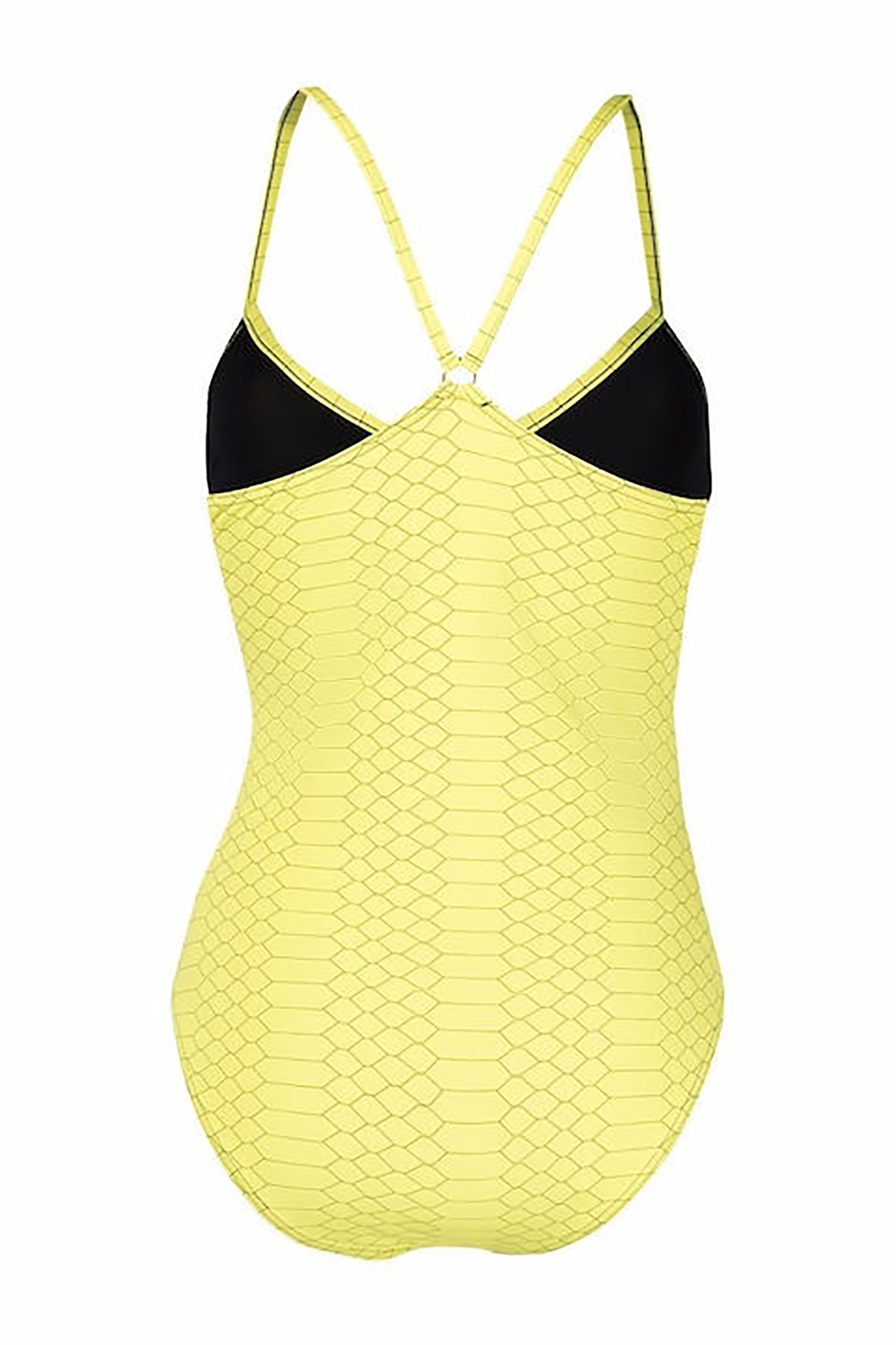 ZADIG & VOLTAIRE SWIMWEAR Zadig & Voltaire γυναικείο μαγιό ολόσωμο με all-over snake print - I6O0196 Κίτρινο - 2