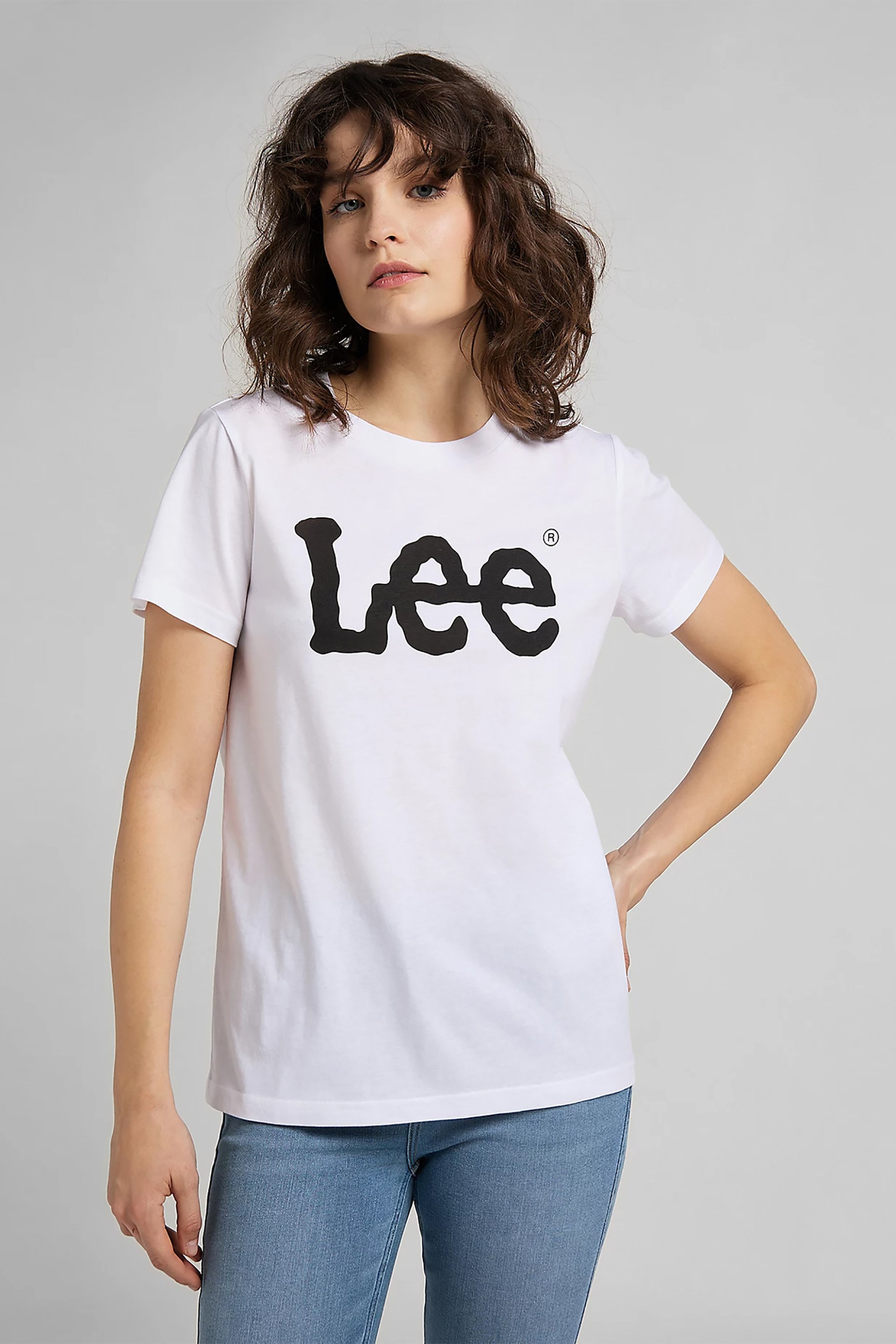 Lee γυναικείο T-shirt με logo print Regular Fit "Logo Tee"