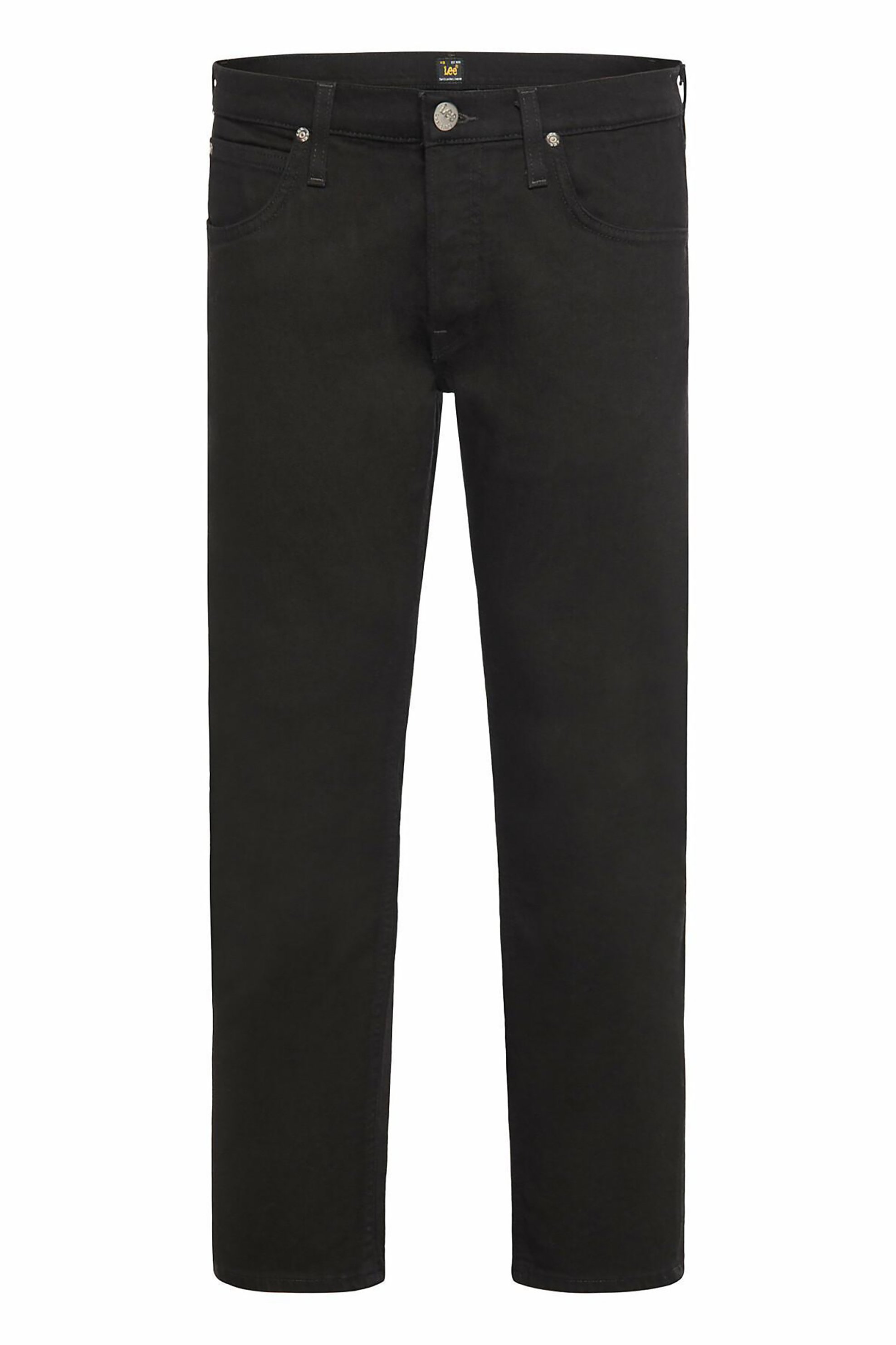 Lee Ανδρικό Τζιν Παντελόνι Πεντάτσεπο με Logo Patch Straight Fit Daren - L707Hfae Μαύρο