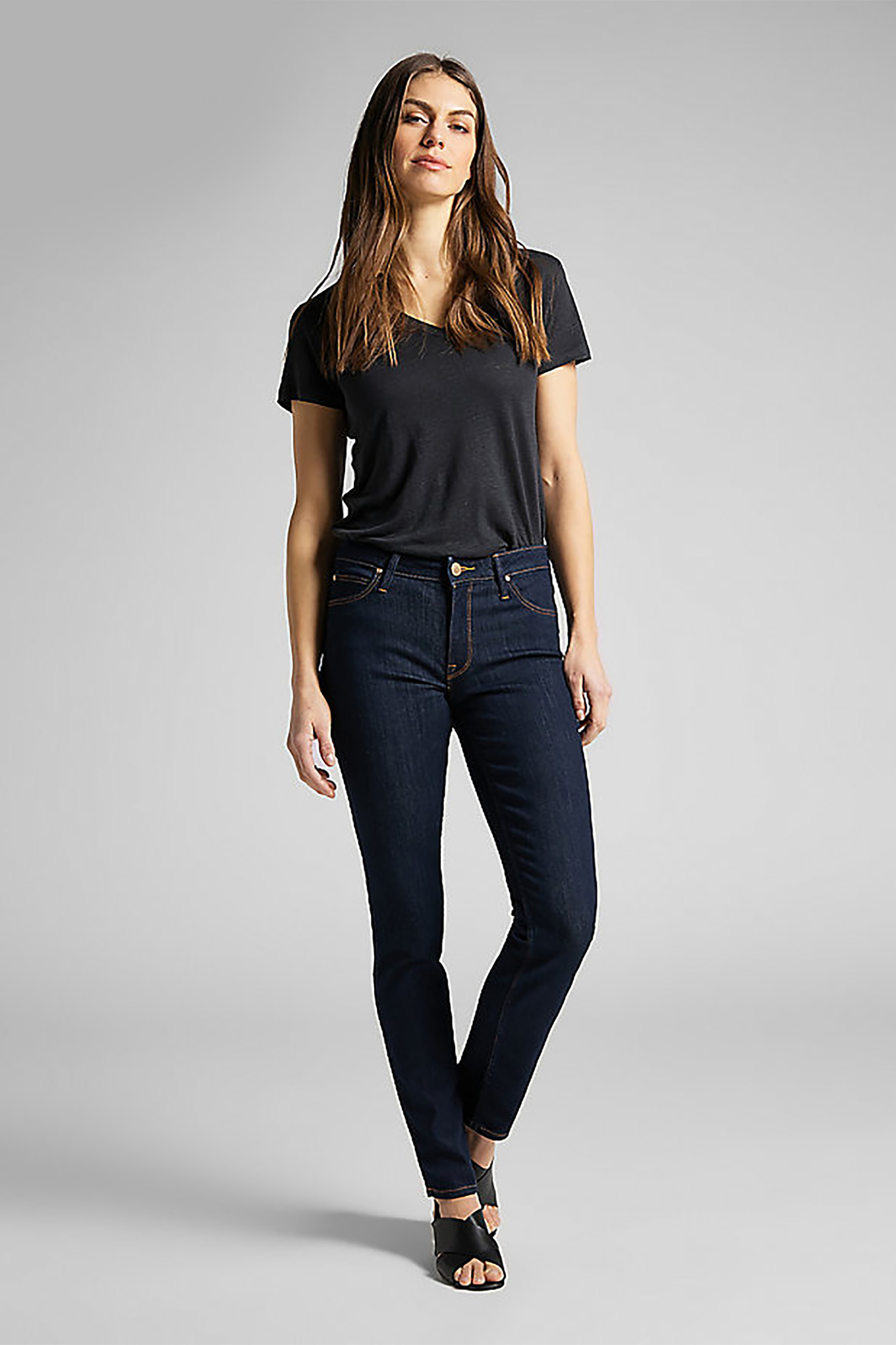 Lee γυναικείο denim παντελόνι πεντάτσεπο Slim Fit "Elly" | 27W 31L