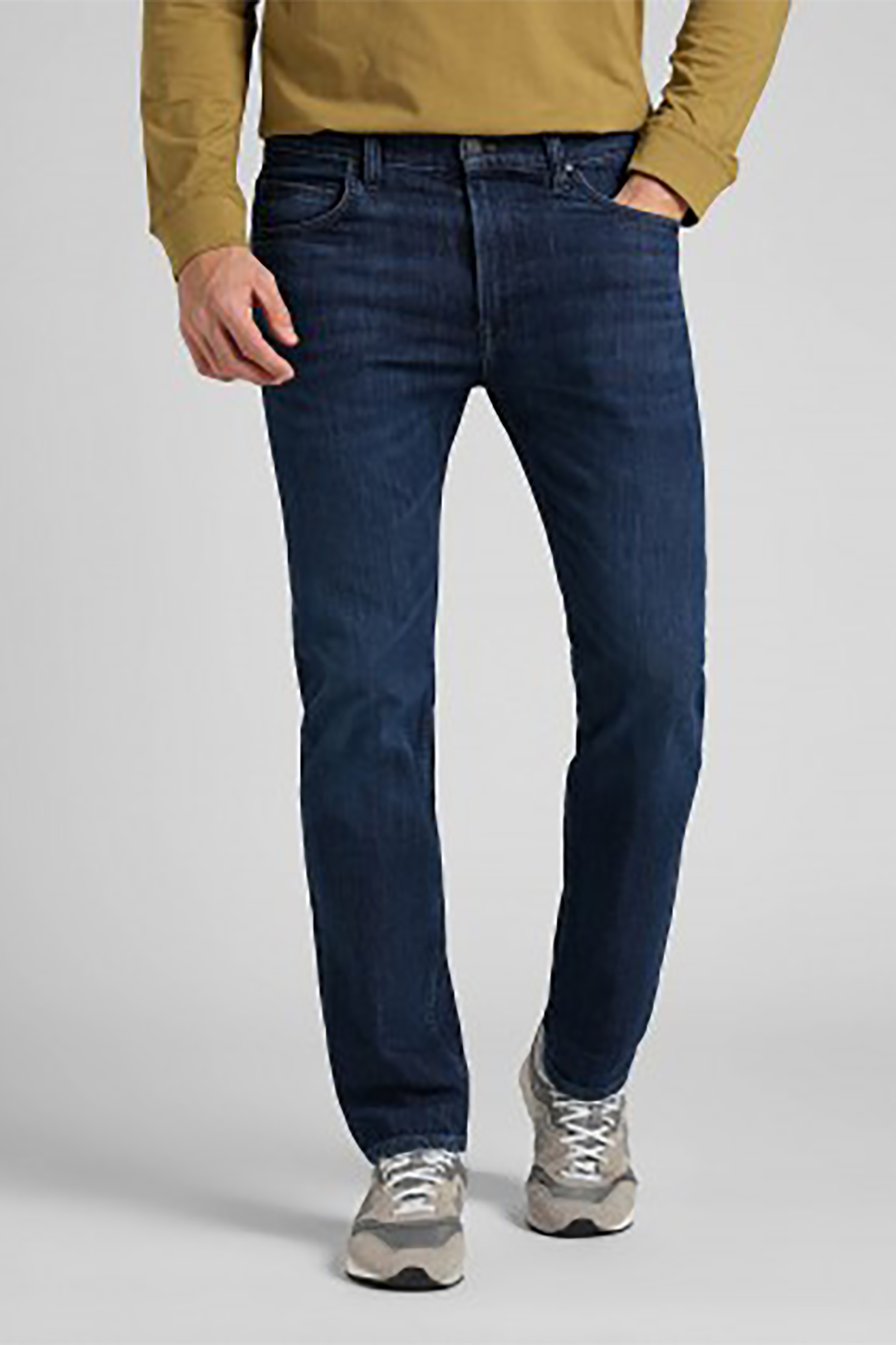 Lee® ανδρικό denim παντελόνι πεντάτσεπο Slim Fit "Riders" - L701PXEE Denim Blue Σκούρο φωτογραφία