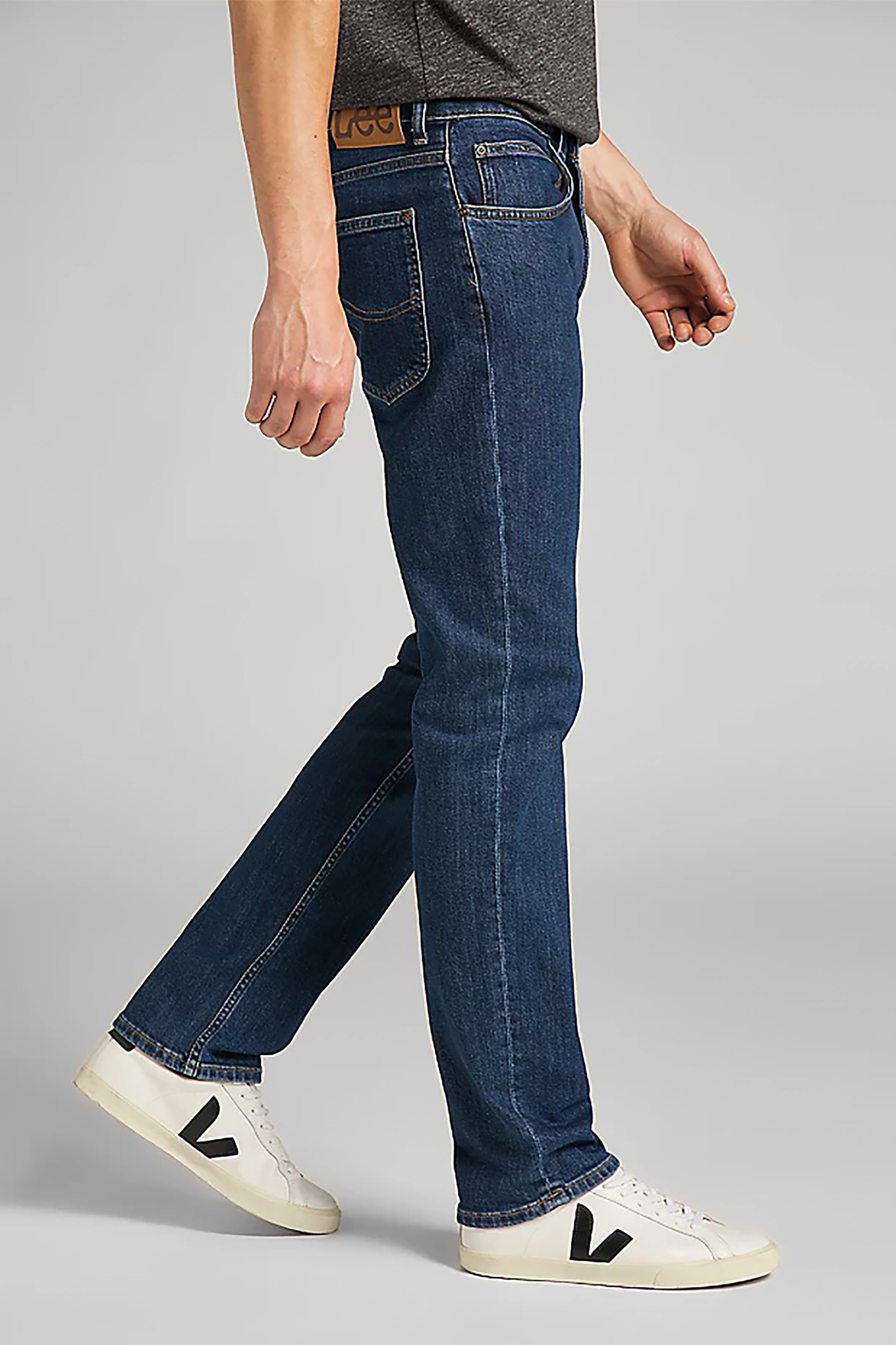 Lee ανδρικό τζιν παντελόνι πεντάτσεπο "Brooklyn" - L452PX46 Denim Blue Σκούρο φωτογραφία