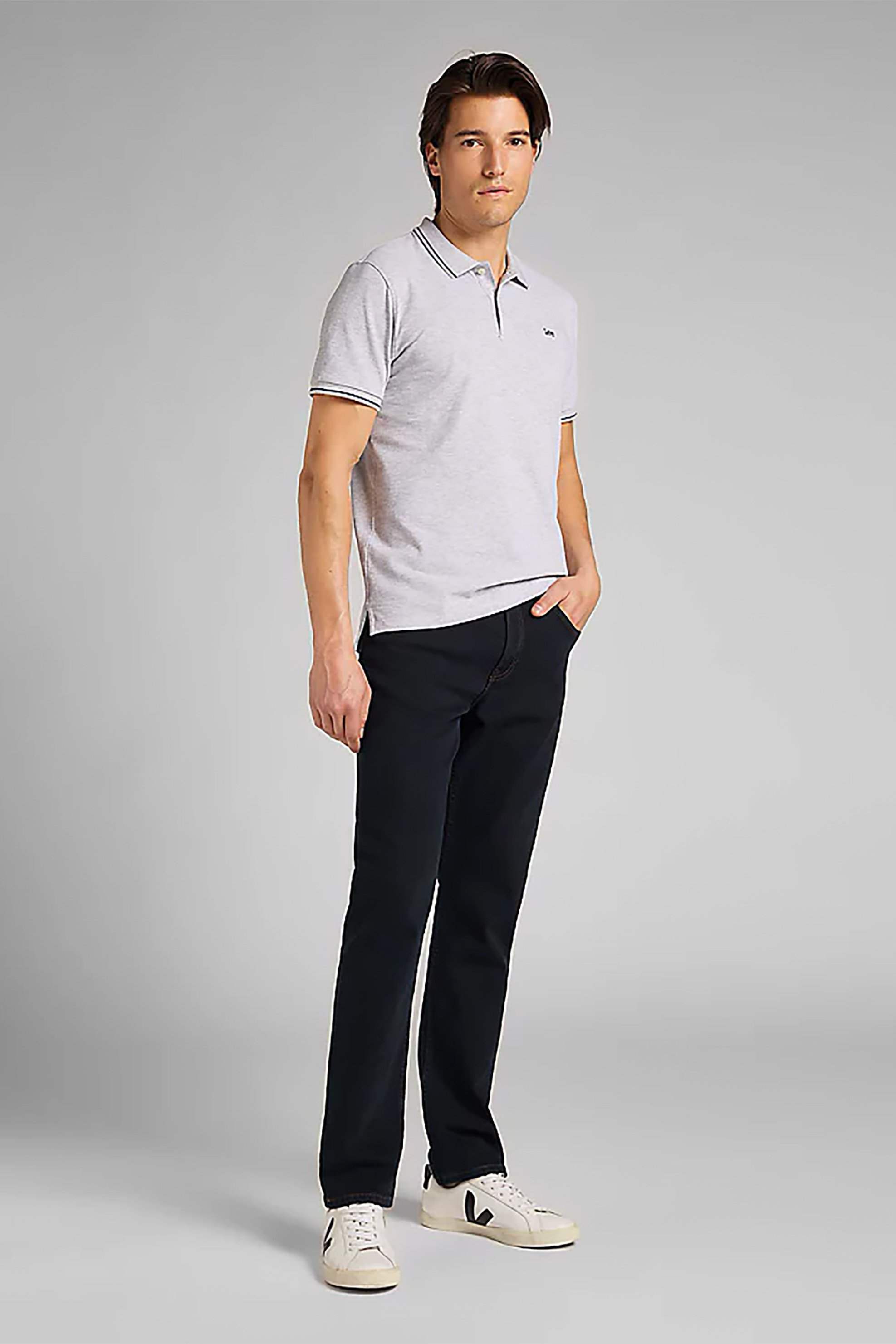 Lee ανδρικό τζην παντελόνι πεντάτσεπο "Brooklyn" - L452PXHH-** Denim Blue Σκούρο