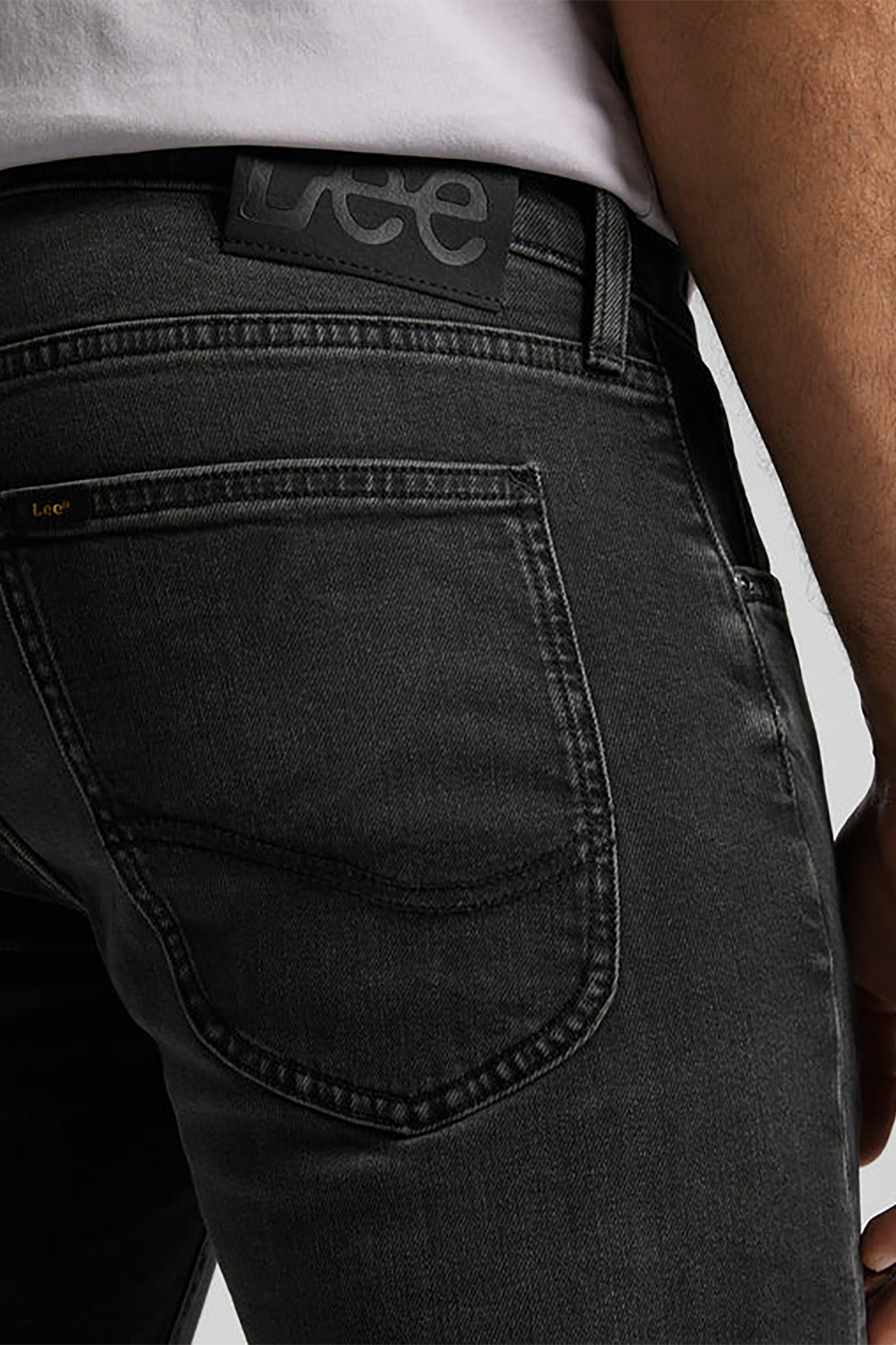 Lee Ανδρικό Τζιν Παντελόνι Πεντάτσεπο Slim Fit Luke - L719Ader Ανθρακί