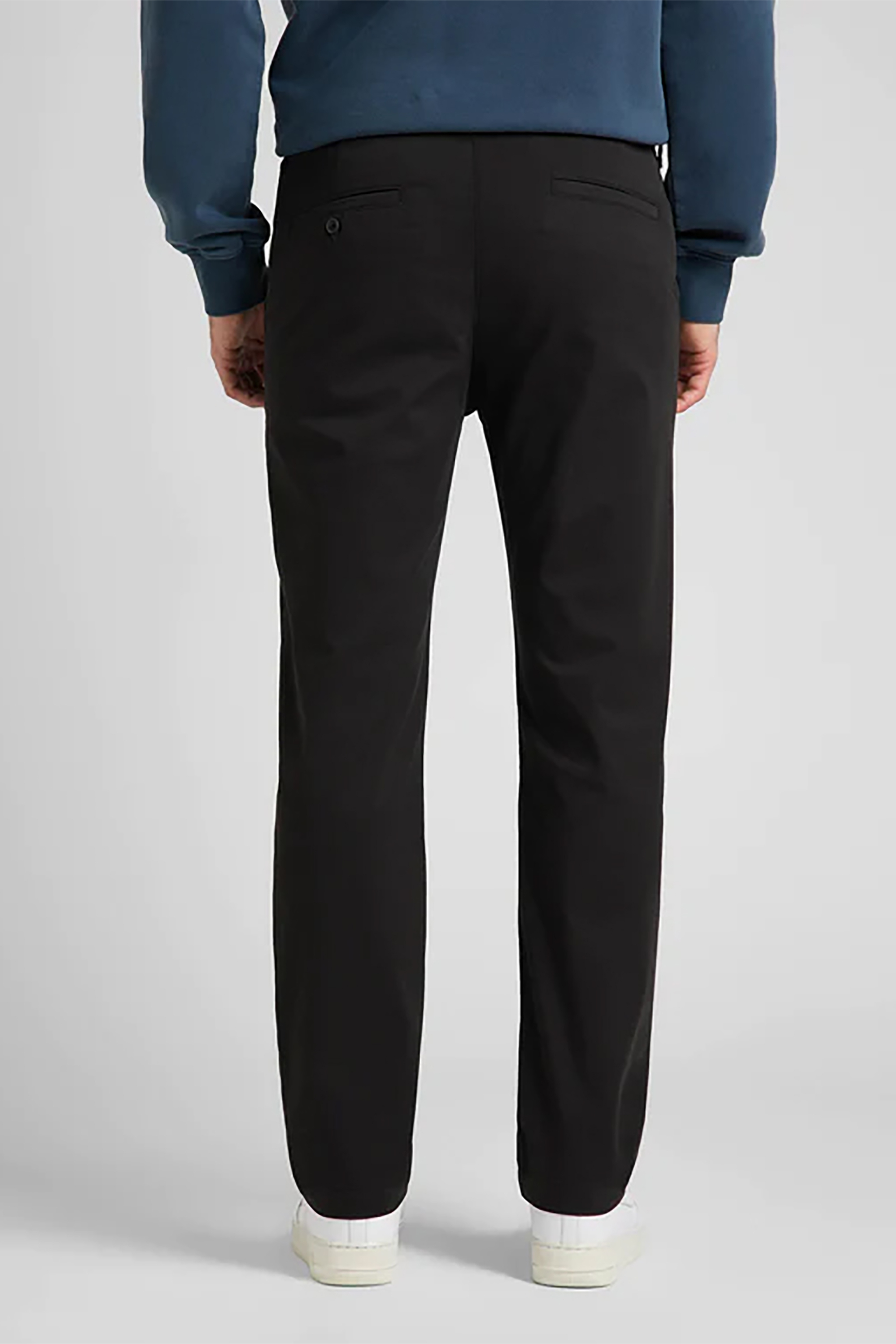 Lee® ανδρικό παντελόνι chino μονόχρωμο Regular Fit - L71FTY01 Μαύρο φωτογραφία