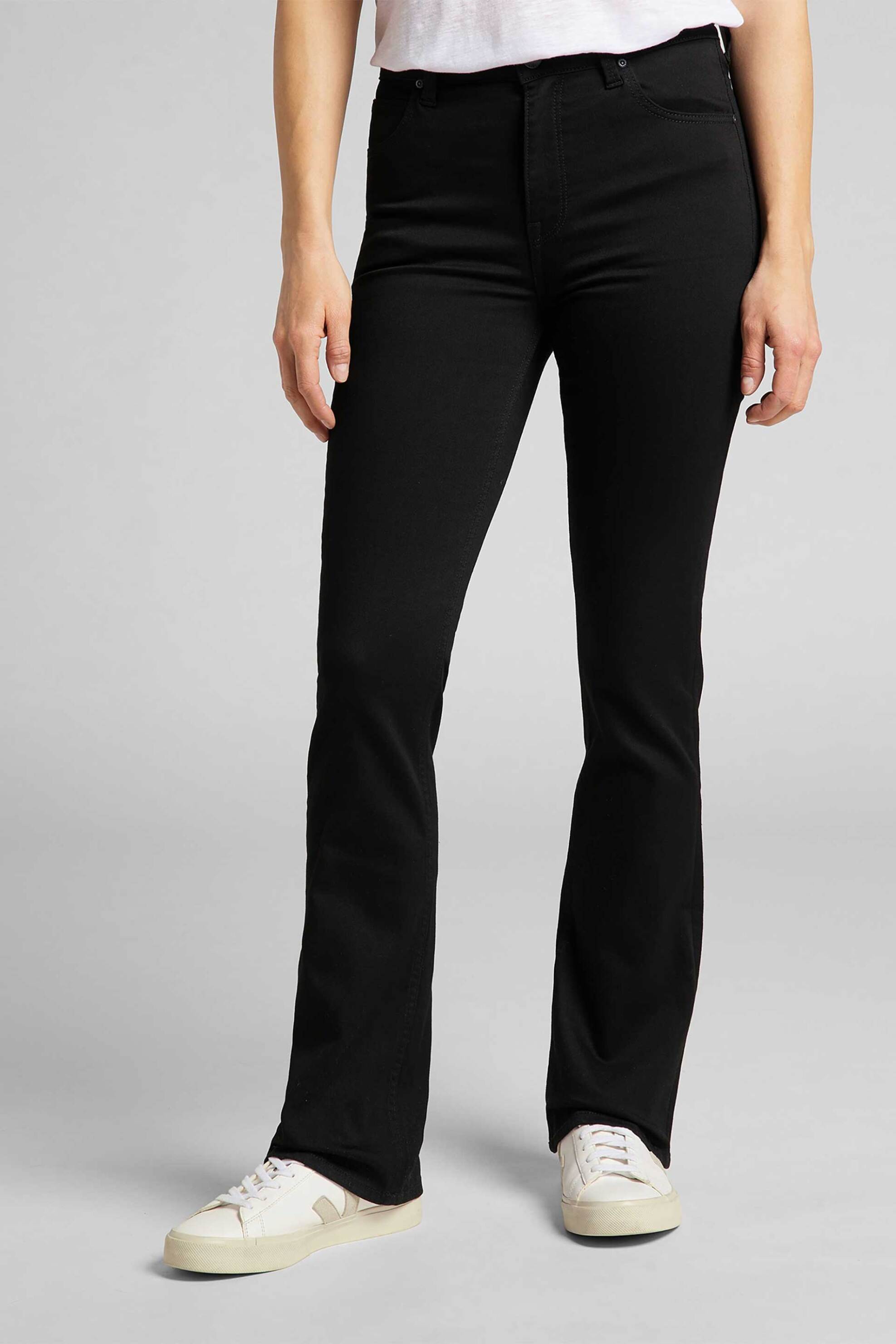 Lee® γυναικείο τζιν παντελόνι flare "Breese" - L31TFS47 Μαύρο φωτογραφία