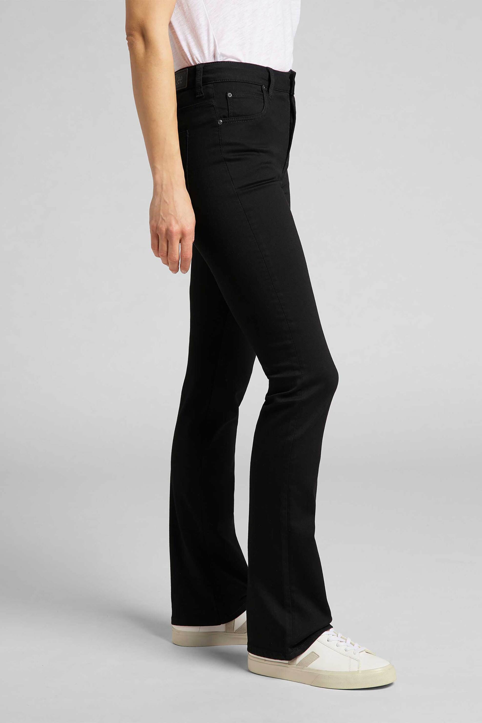 Lee® γυναικείο τζιν παντελόνι flare "Breese" - L31TFS47 Μαύρο φωτογραφία