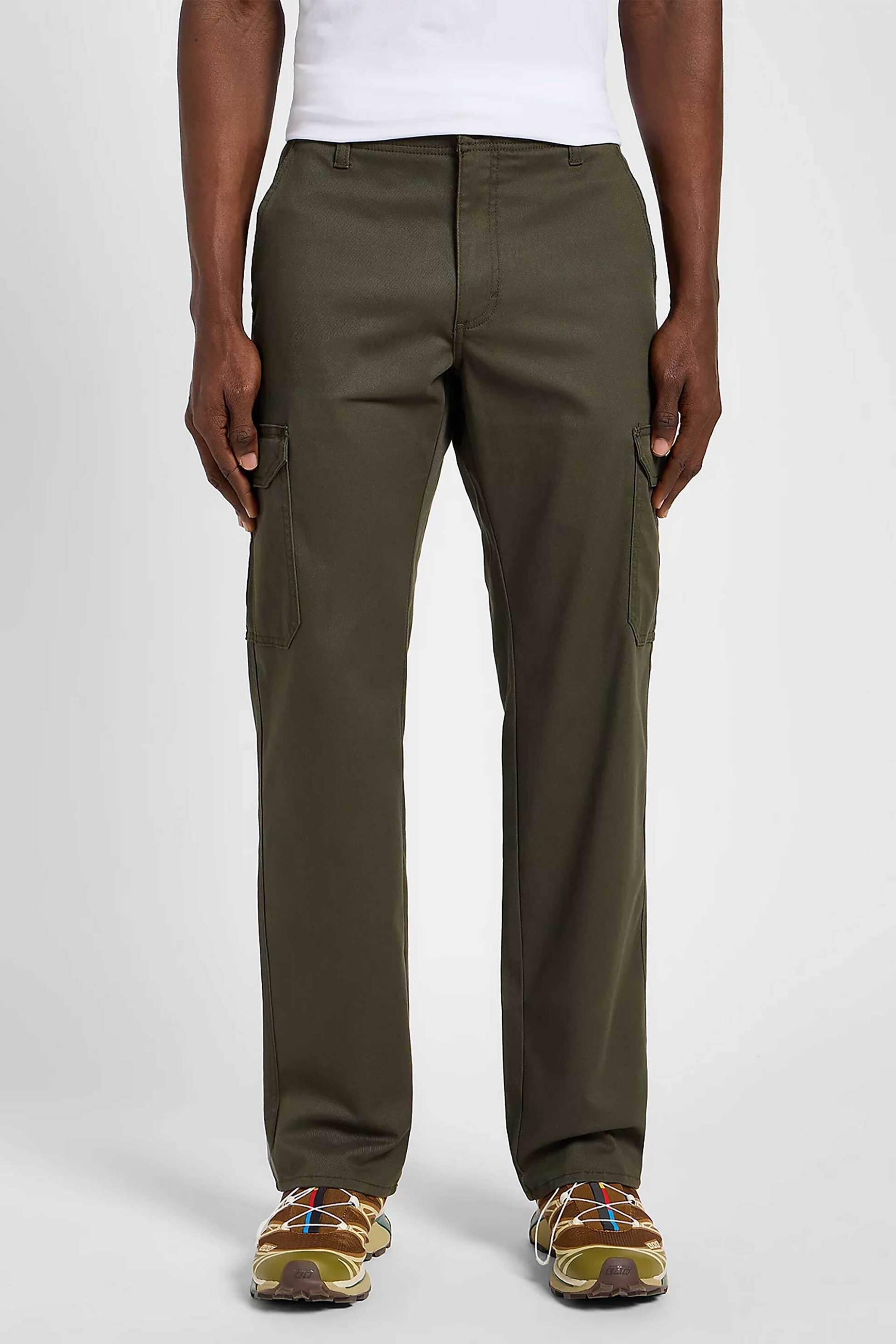 Lee® ανδρικό cargo παντελόνι Relaxed Fit "Mvp" - 112358054 Χακί φωτογραφία