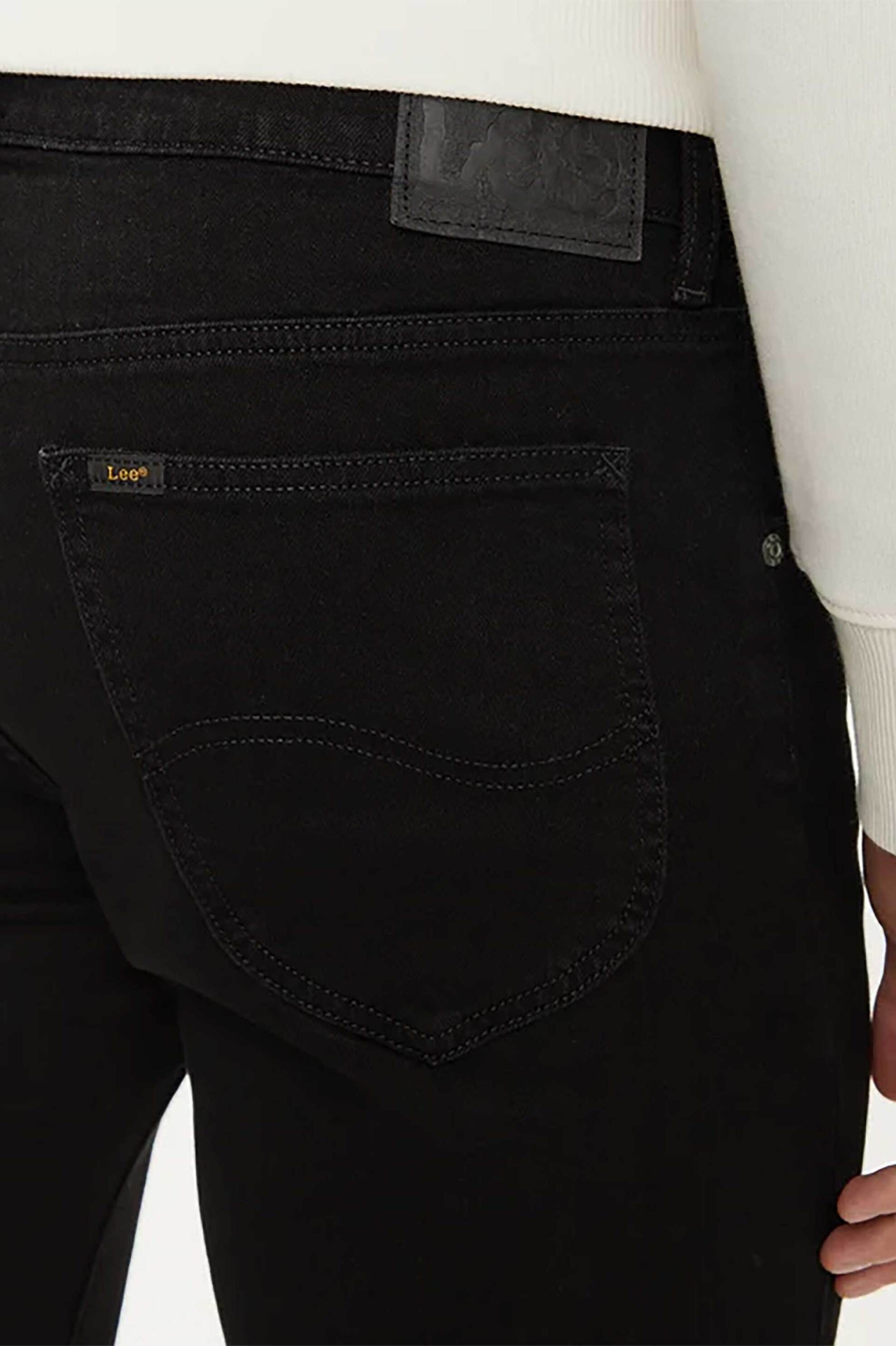 Lee Ανδρικό Τζιν Παντελόνι Πεντάτσεπο Regular Fit Daren - 112118173 Μαύρο