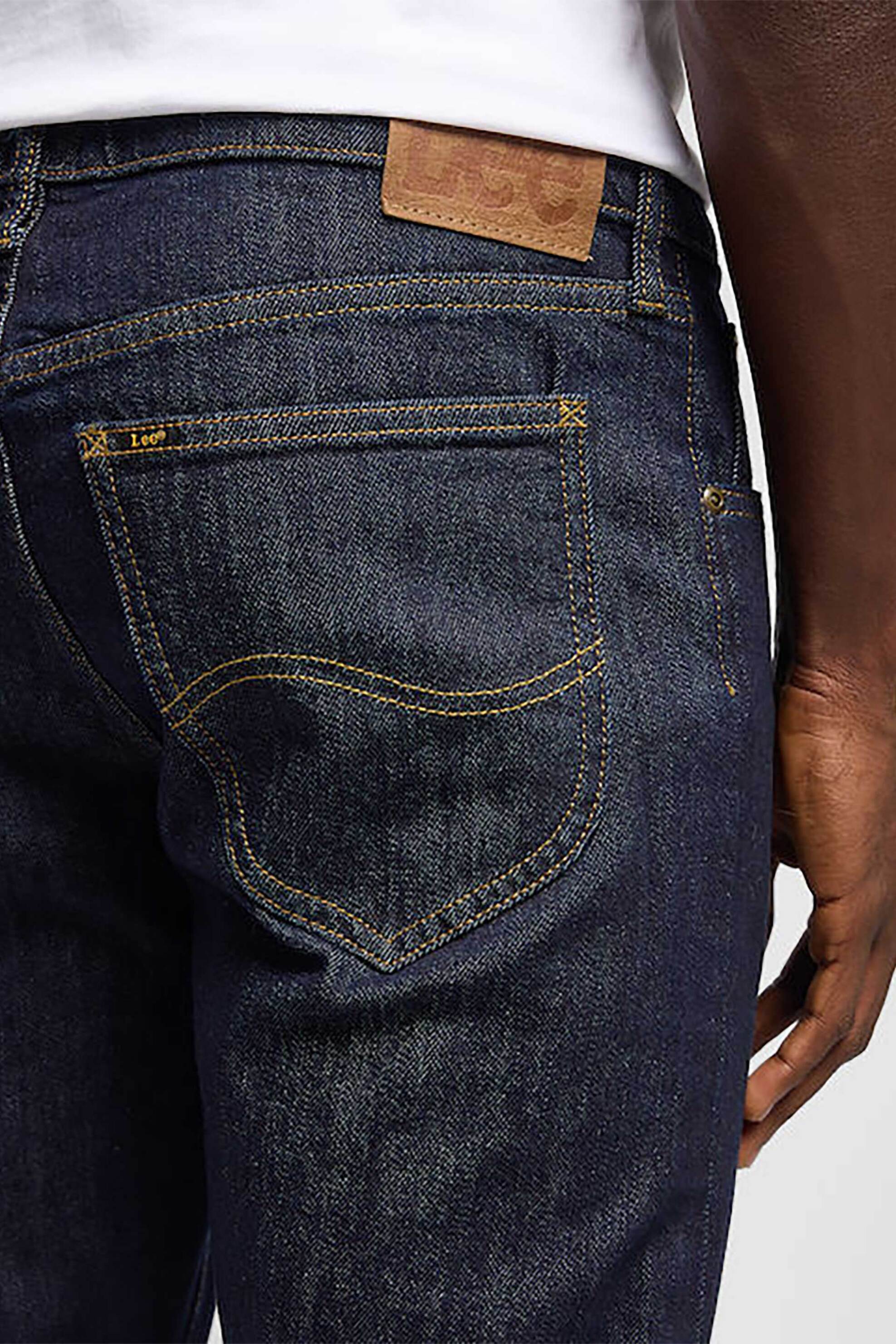 Lee Ανδρικό Τζιν Παντελόνι Πεντάτσεπο Regular Fit Daren - 112118346 Denim Blue Σκούρο