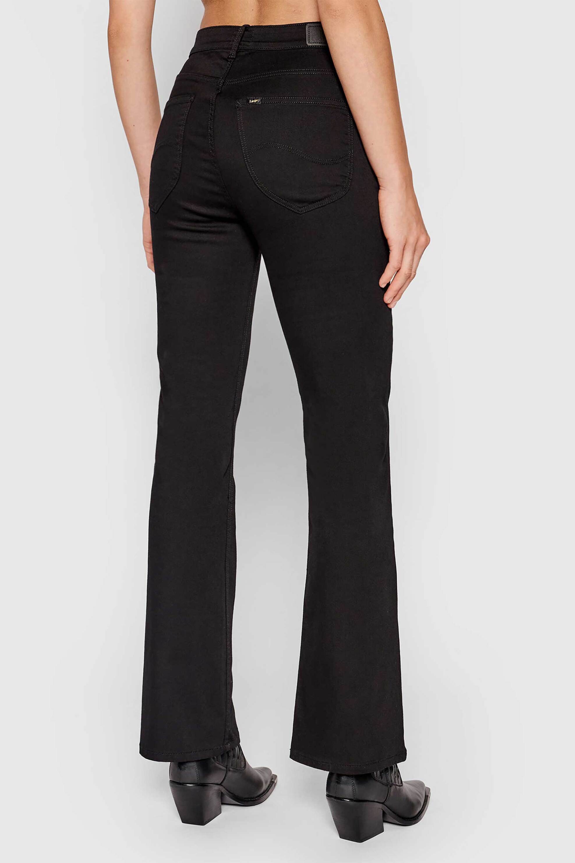 Lee® γυναικείο ψηλόμεσο τζιν παντελόνι πεντάτσεπο Skinny Βootcut Fit "Breese" - 112139876 Μαύρο φωτογραφία