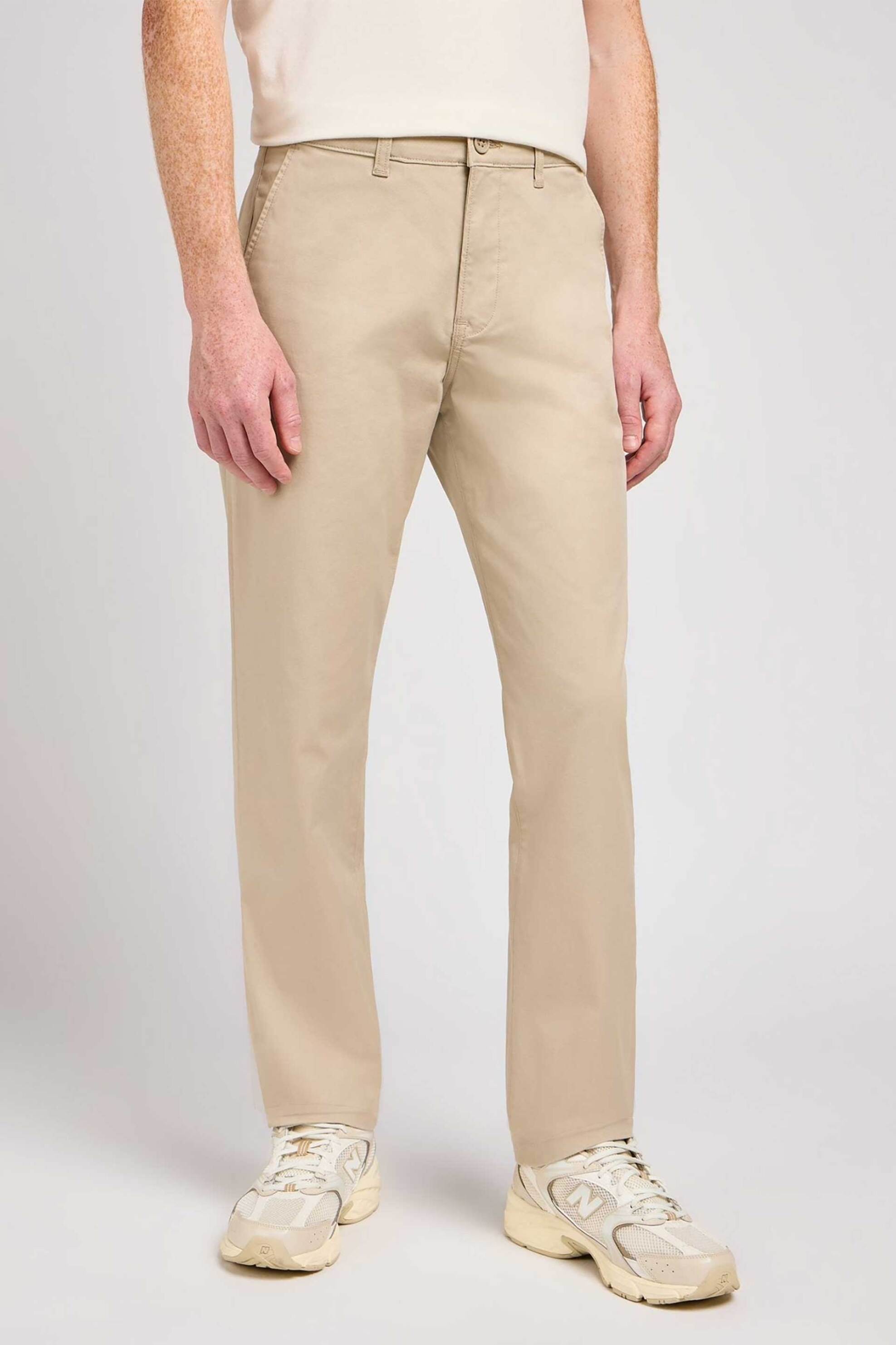 Lee® ανδρικό chino παντελόνι Regular Fit - 112342929 Μπεζ φωτογραφία