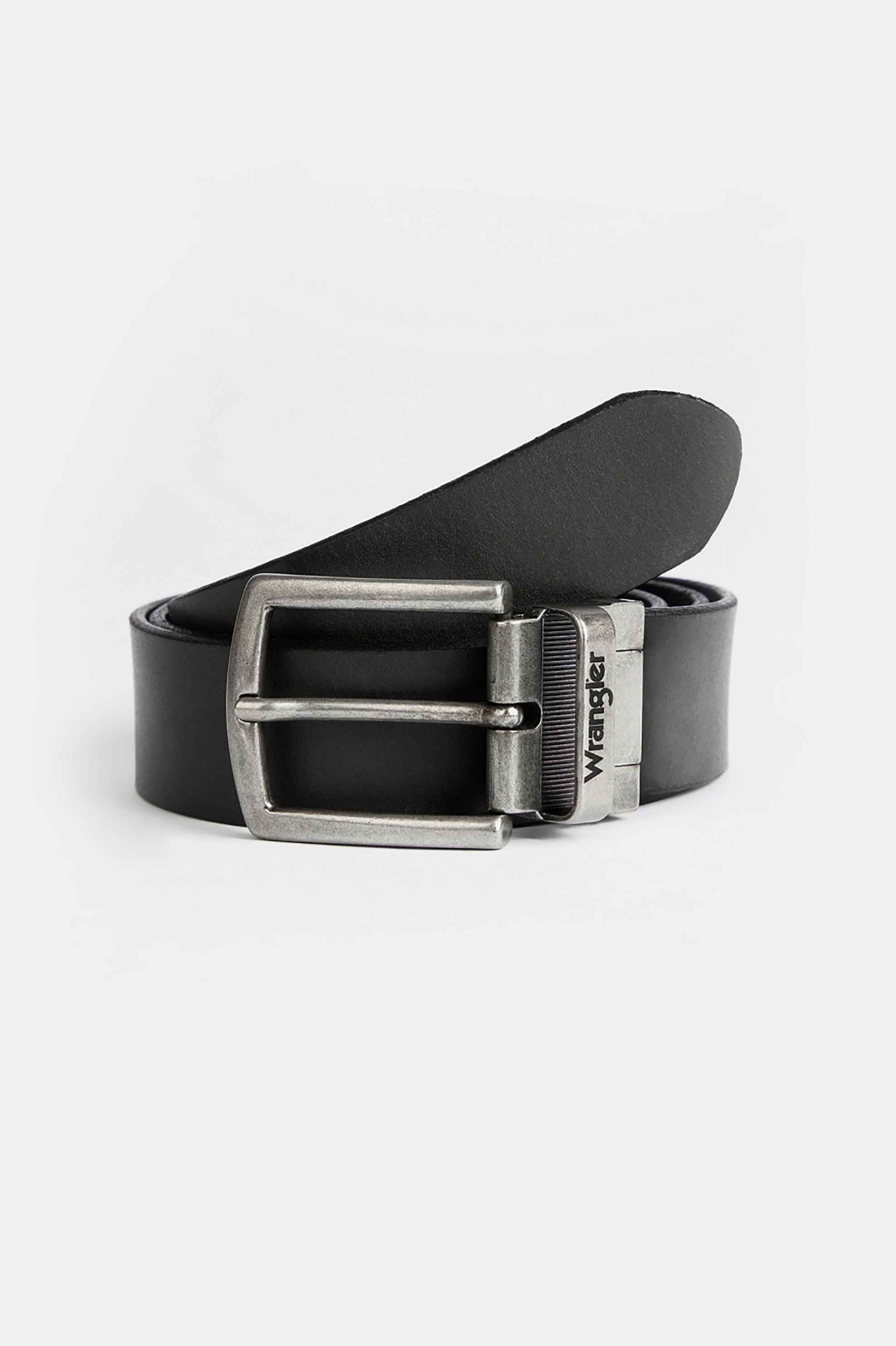 Wrangler® ανδρική ζώνη διπλής όψης με μεταλλική αγκράφα - W0E7US100 Μαύρο