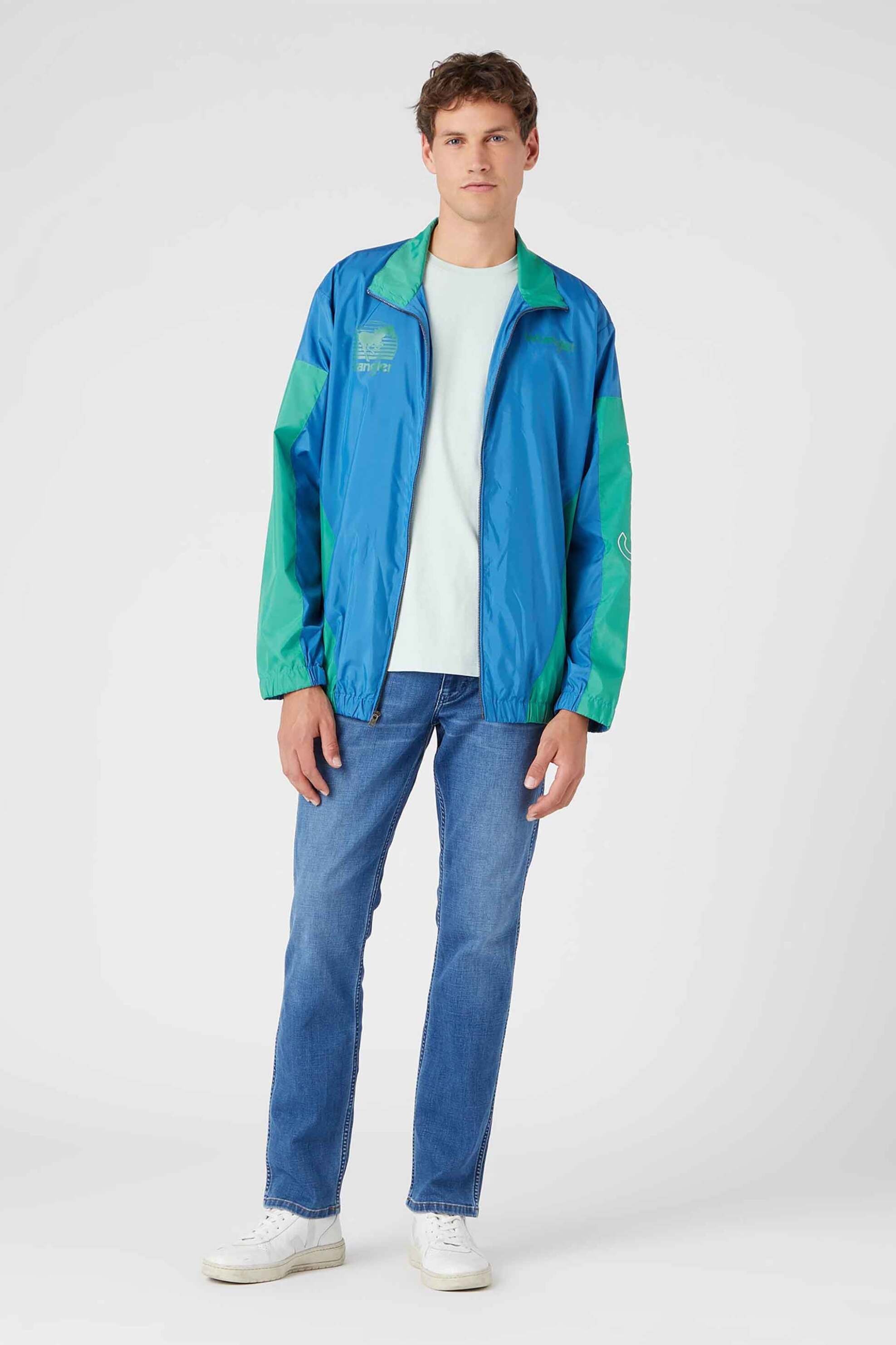 Ανδρική Μόδα > Ανδρικά Ρούχα > Ανδρικά Τζιν > Ανδρικά Τζιν Straight Wrangler® ανδρικό τζην παντελόνι Regular Fit "Greensboro Softwear" - W15Q74Z59 Denim Blue