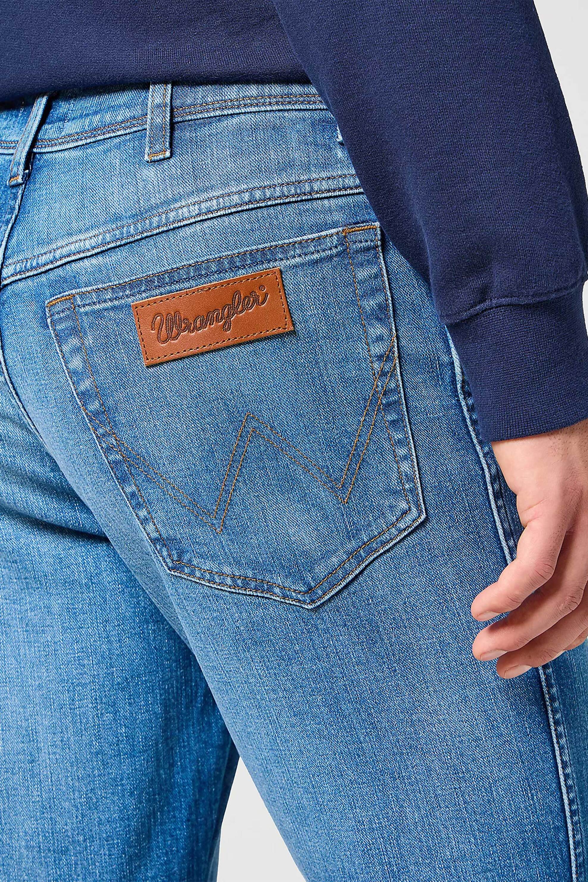 Wrangler® ανδρικό τζιν παντελόνι πεντάτσεπο Slim Fit "Texas" - 112356813 Denim Blue φωτογραφία