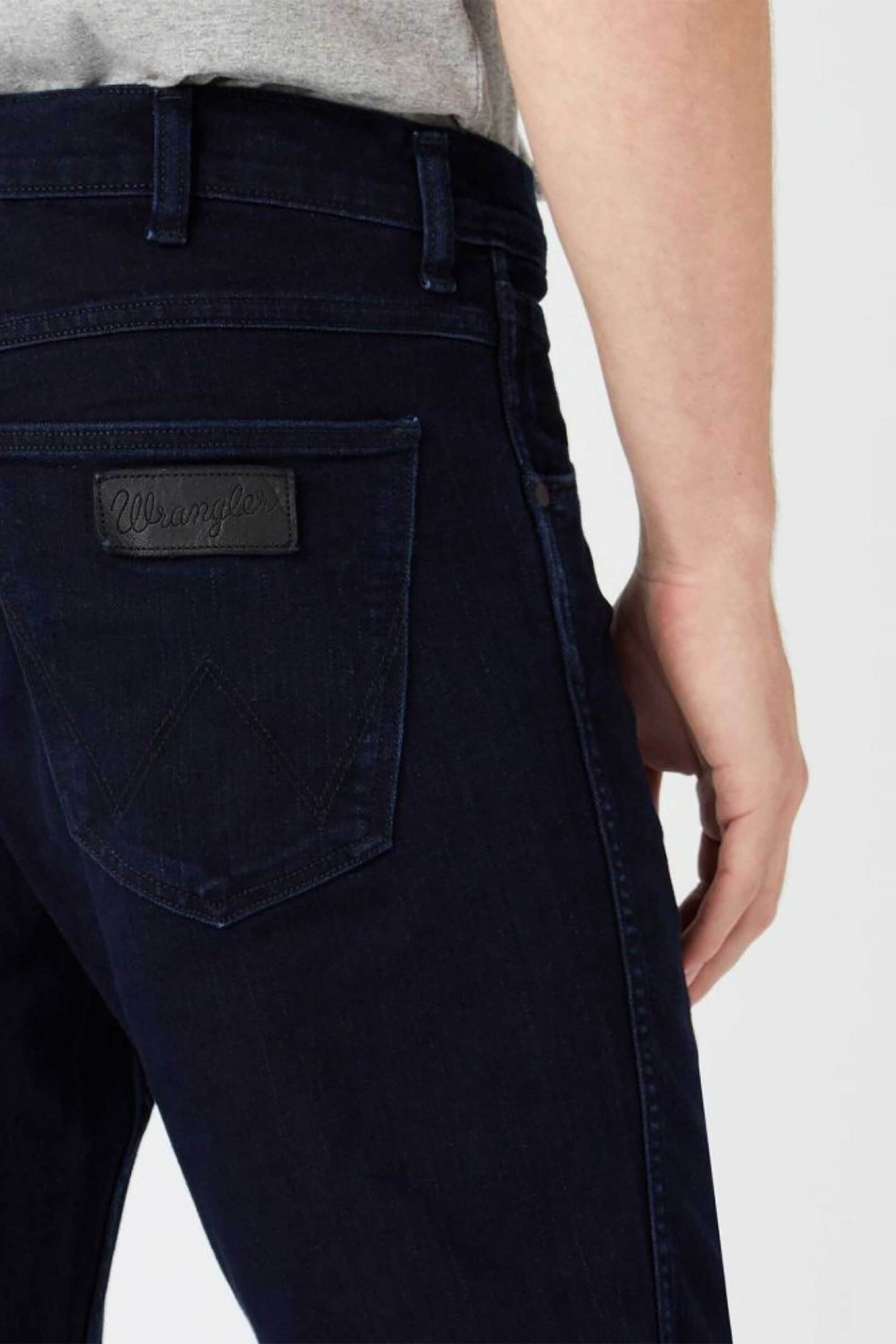 Wrangler Ανδρικό Τζιν Παντελόνι Πεντάτσεπο Straight Fit Greensboro - 112127042 Μαύρο