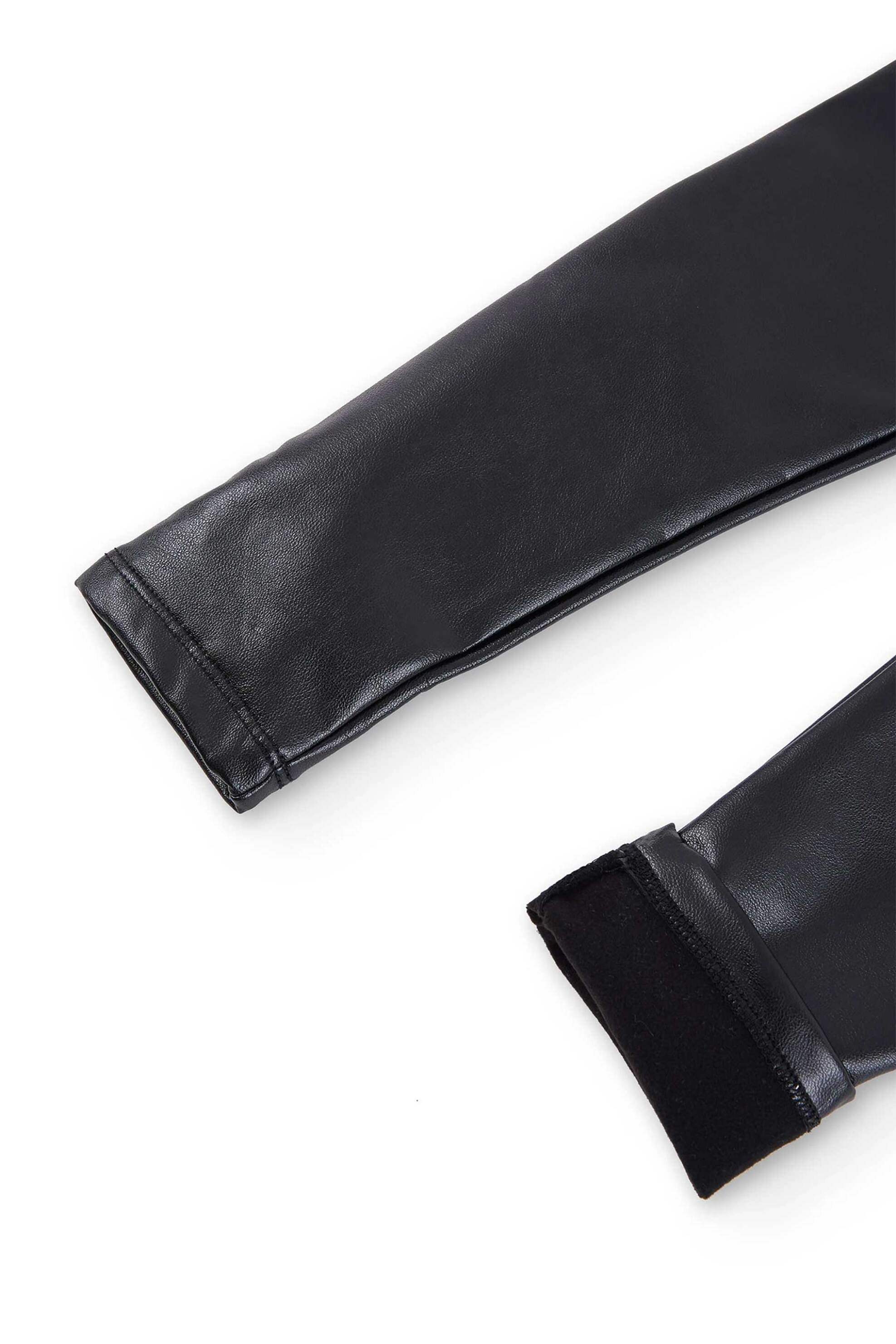 Boboli Παιδικό Κολάν Faux Leather - 490351 Μαύρο