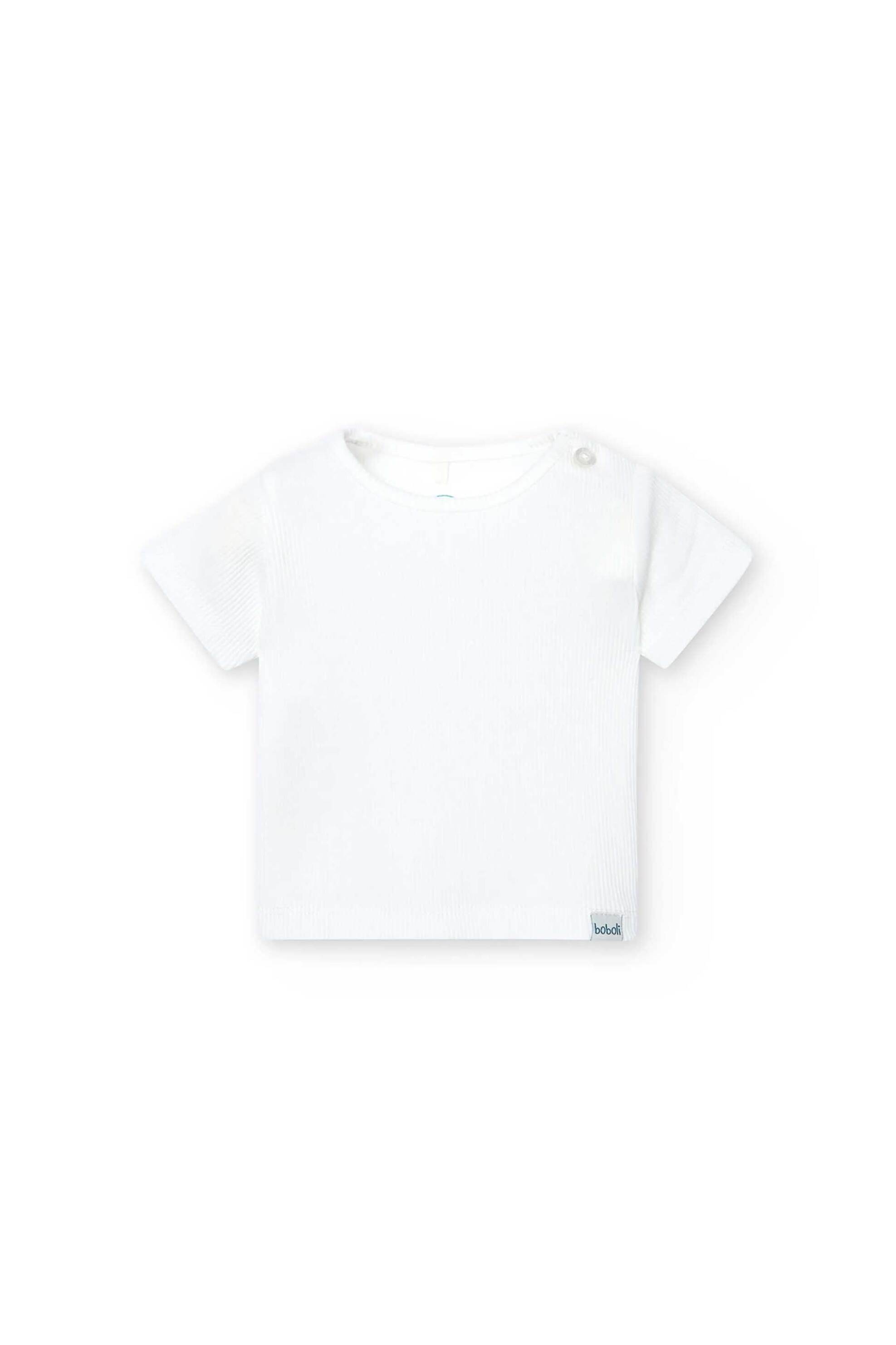 Boboli βρεφικό T-Shirt μονόχρωμο - 138057 Λευκό