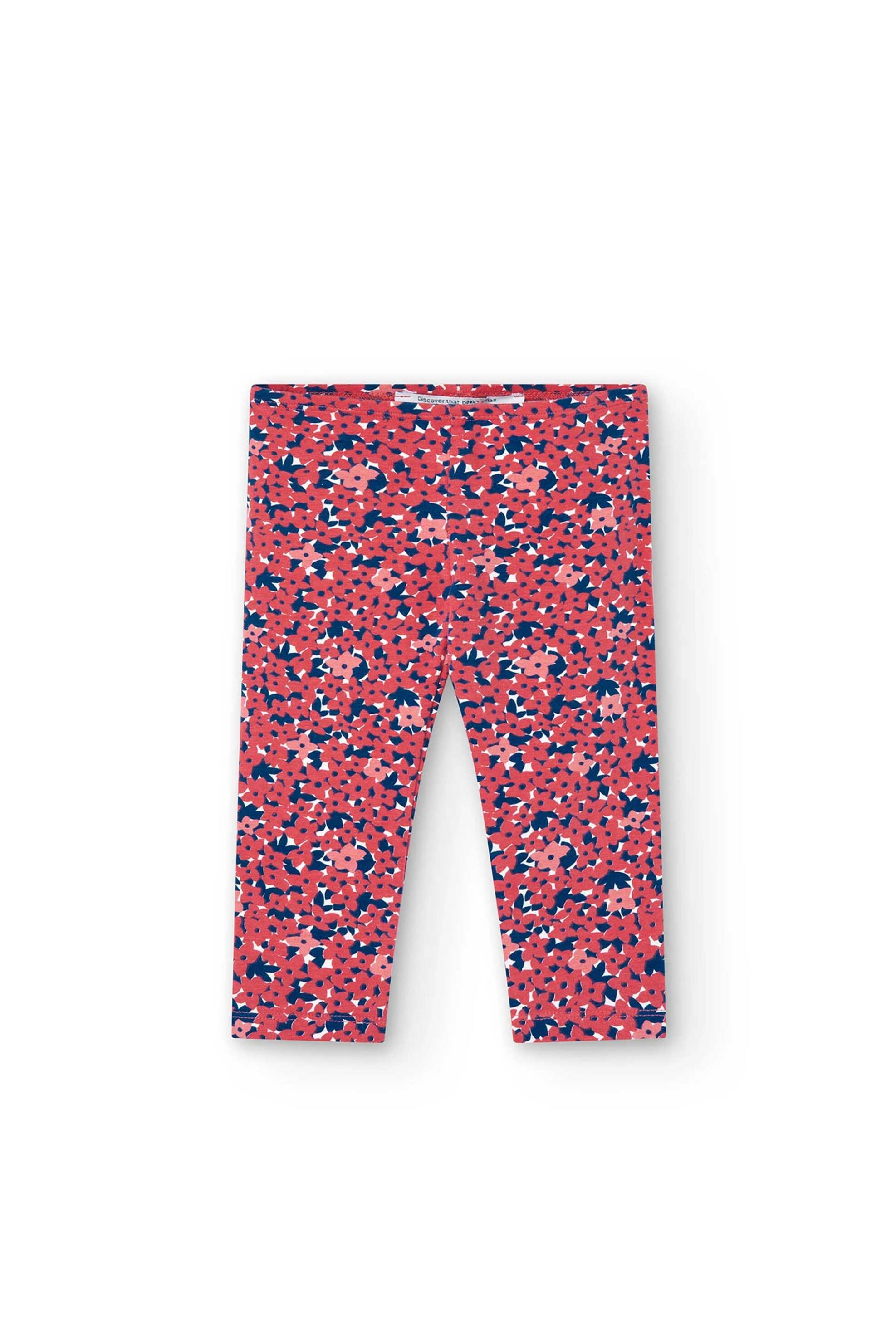 Boboli παιδικό κολάν με floral print - 238036 Πολύχρωμο