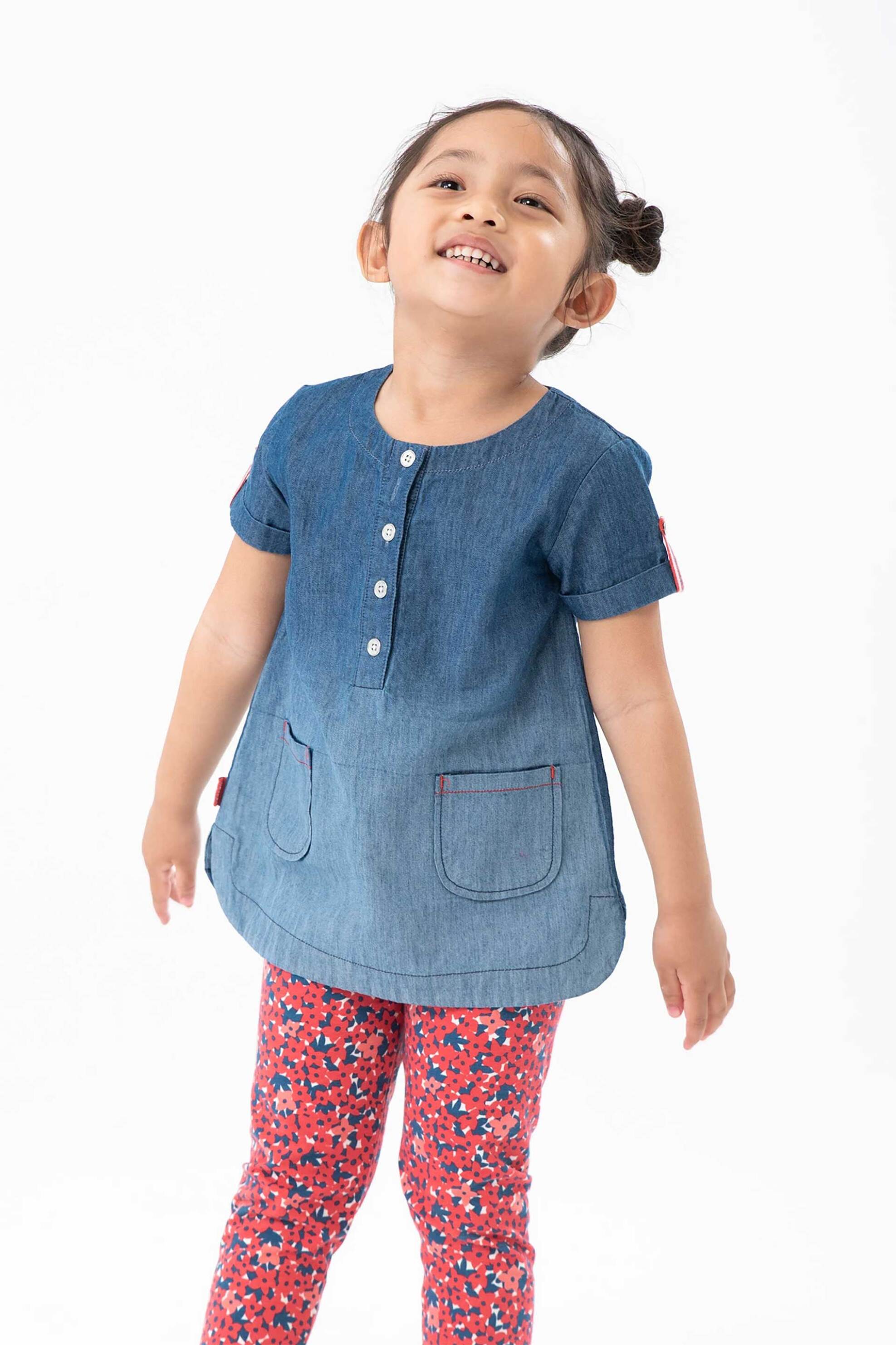 Boboli Παιδικό Κολάν με Floral Print - 238036 Πολύχρωμο