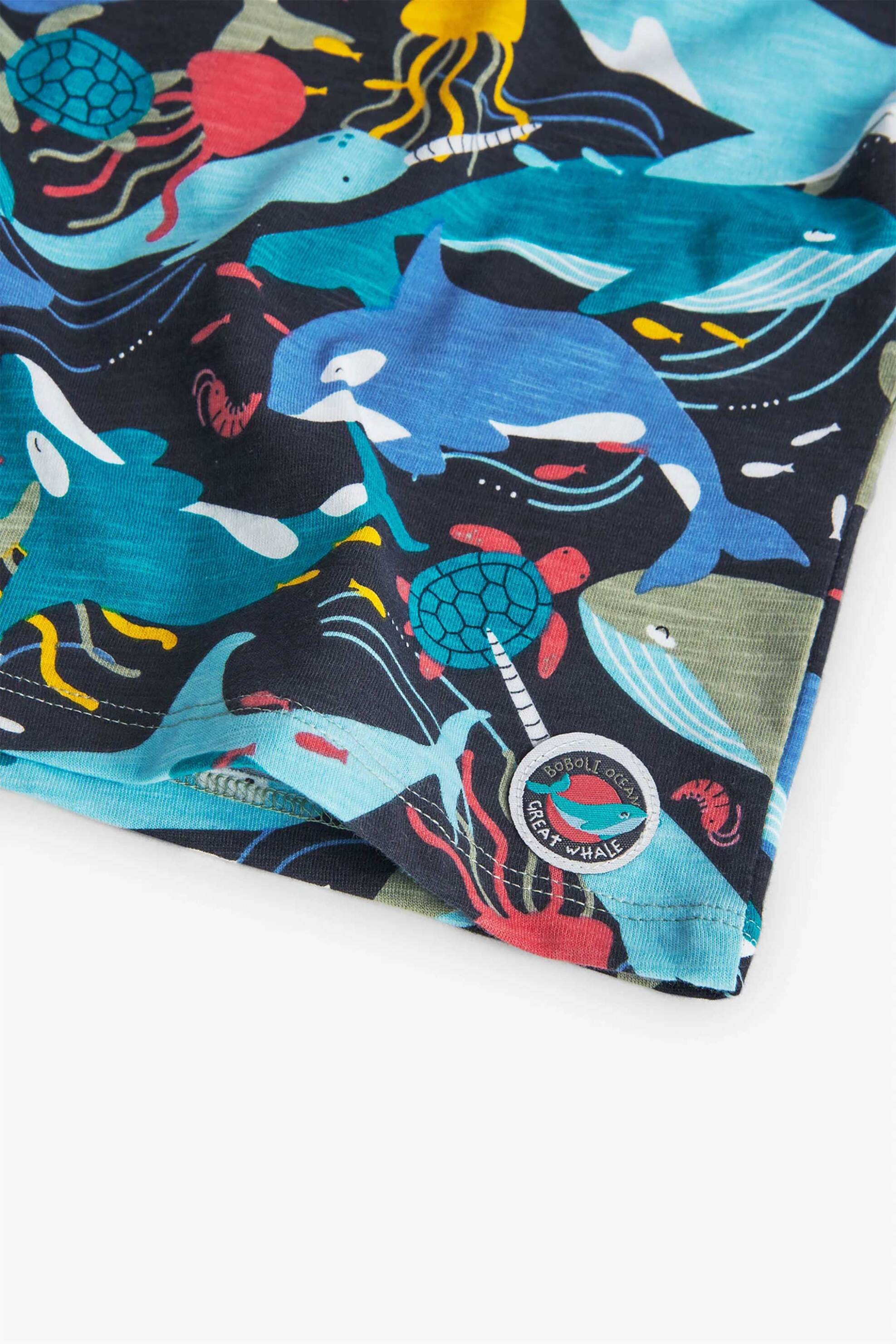 Boboli Παιδικό T-Shirt με Print Sea Animals - 318046 Πολύχρωμο