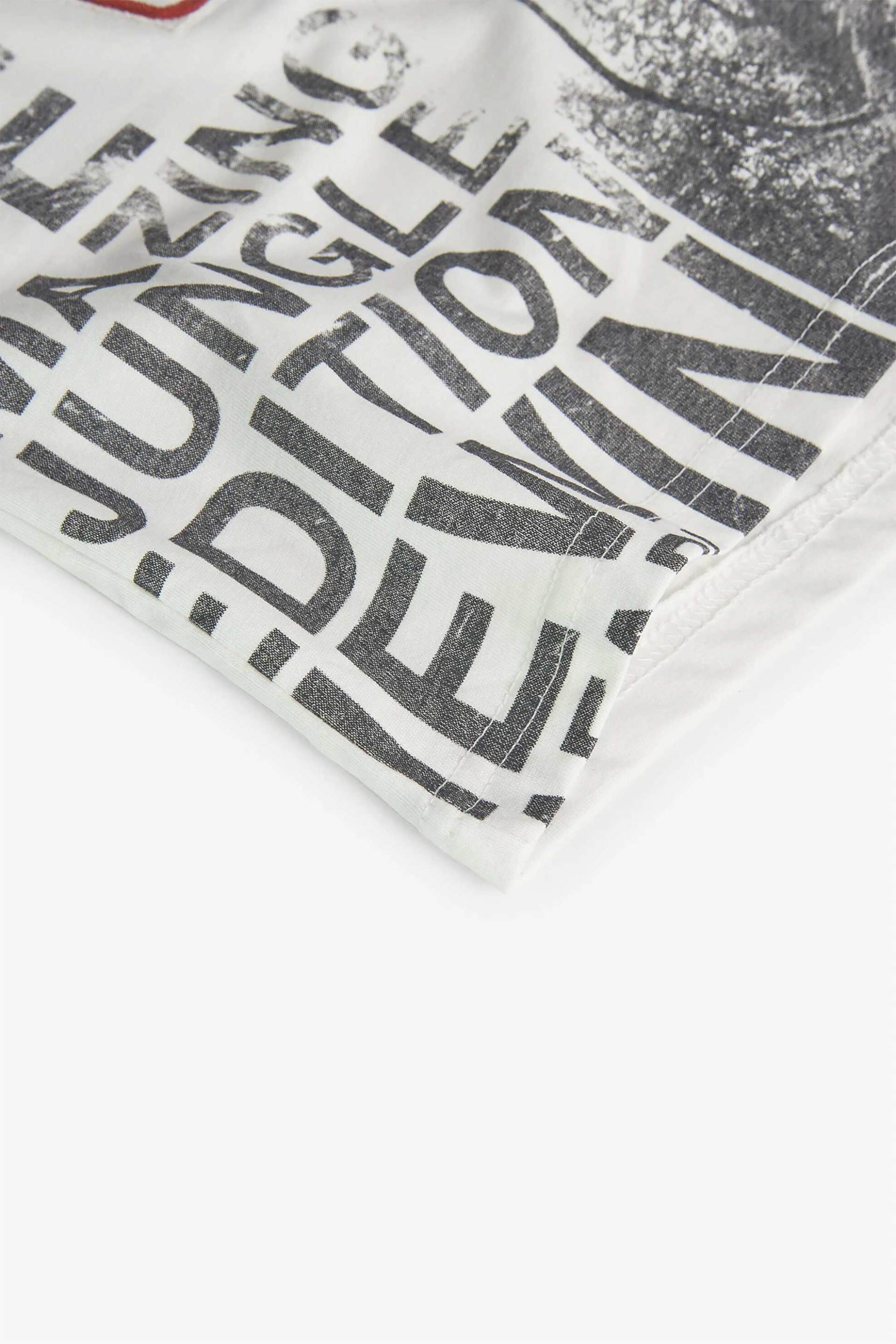 Boboli Παιδικό T-Shirt με Print - 518048 Λευκό