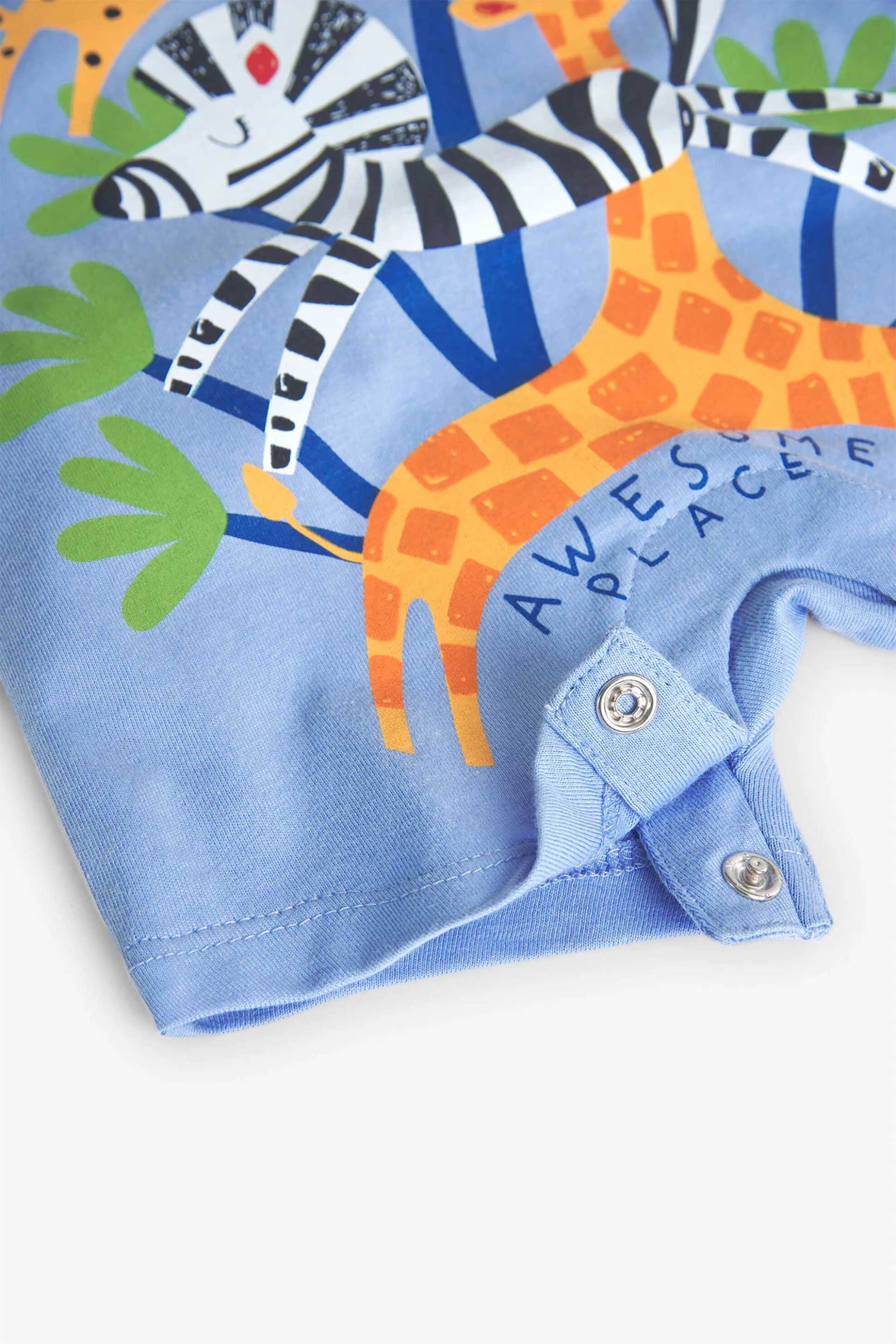Boboli Βρεφικό Φορμάκι με Animal Print - 128214 Λιλά