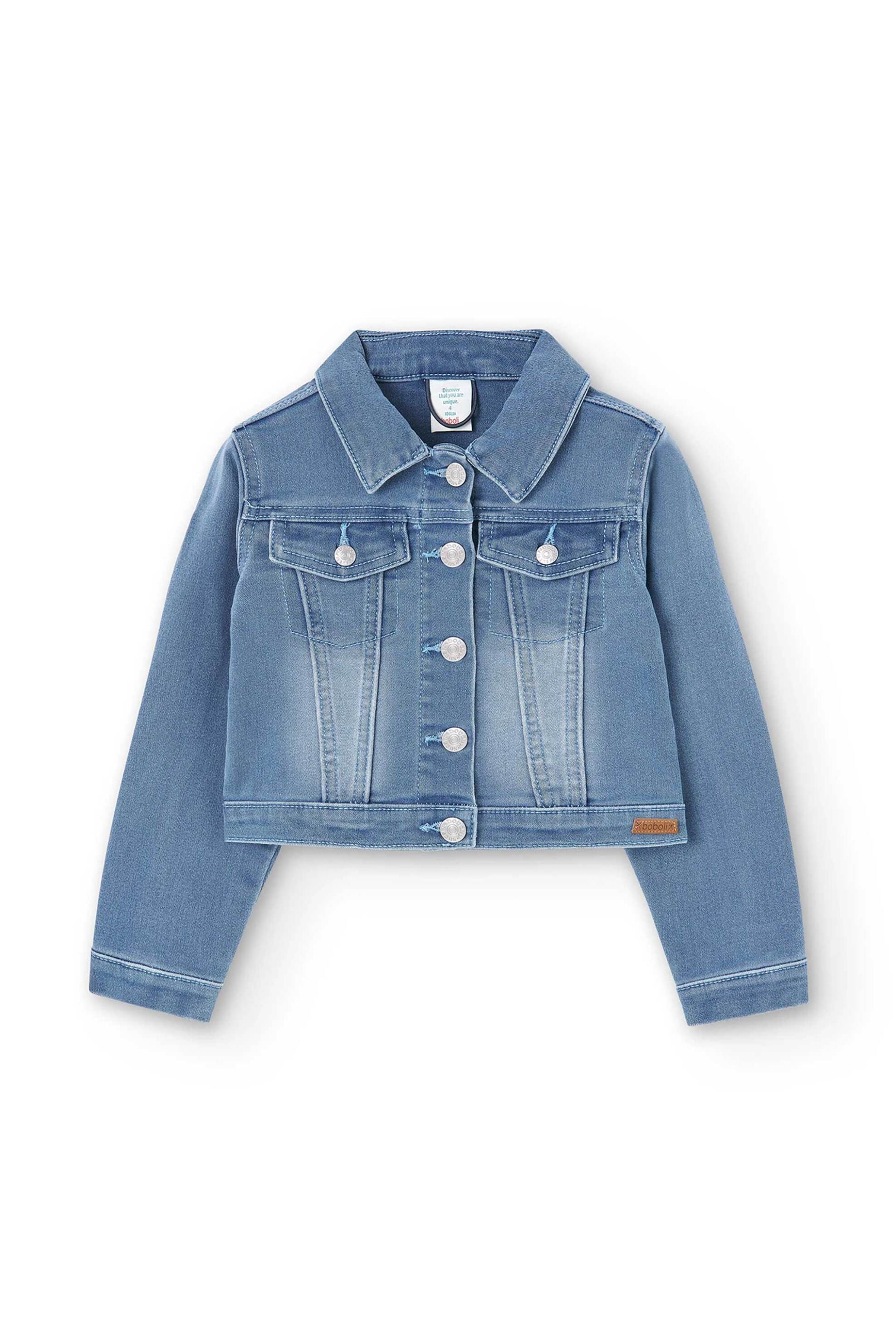Boboli παιδικό denim jacket με τσέπες - 498012 Denim Blue Σκούρο