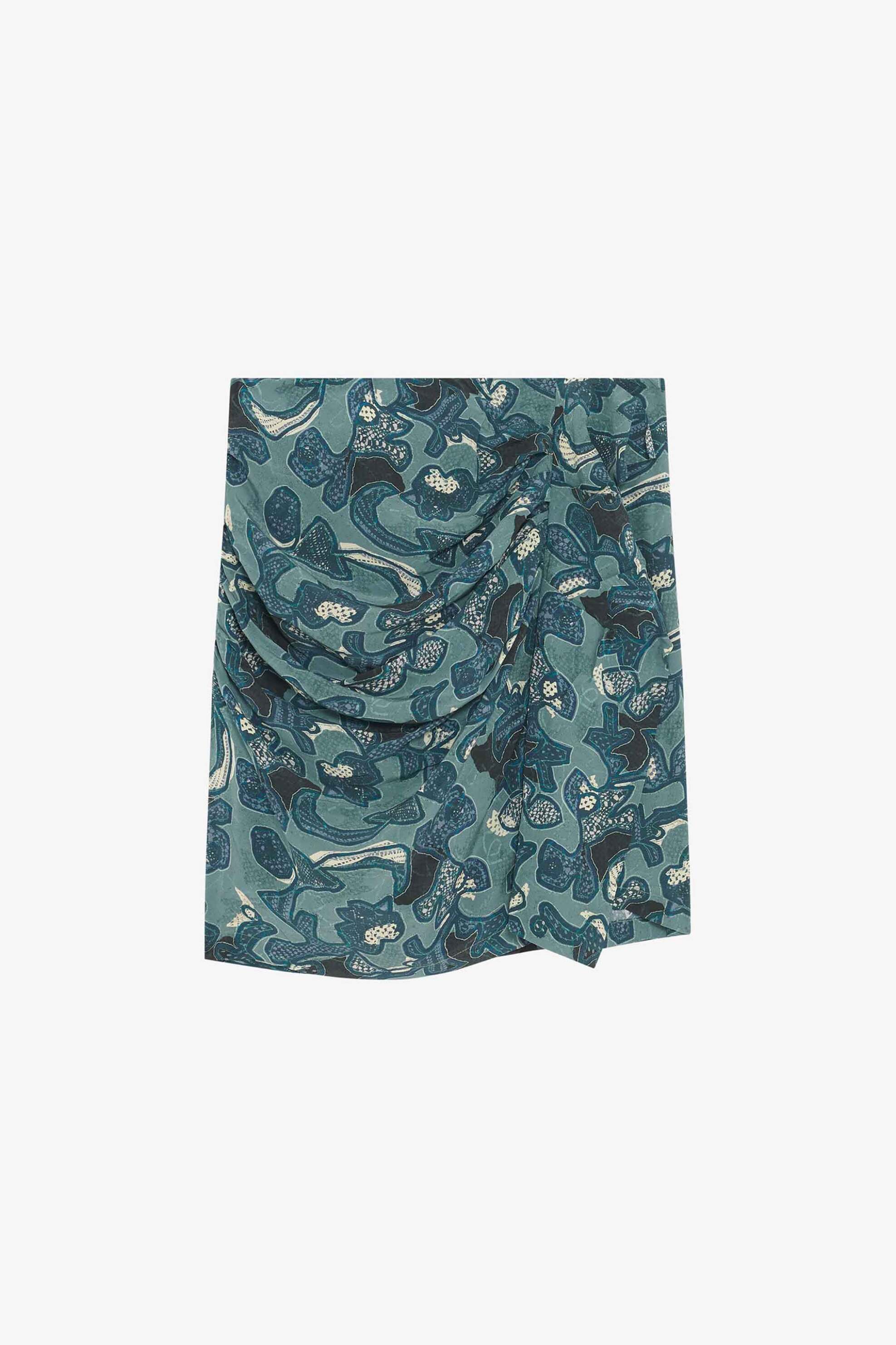 Iro γυναικεία mini φούστα εμπριμέ "Fidi" - WP31FIDI Πράσινο Σμαραγδί φωτογραφία