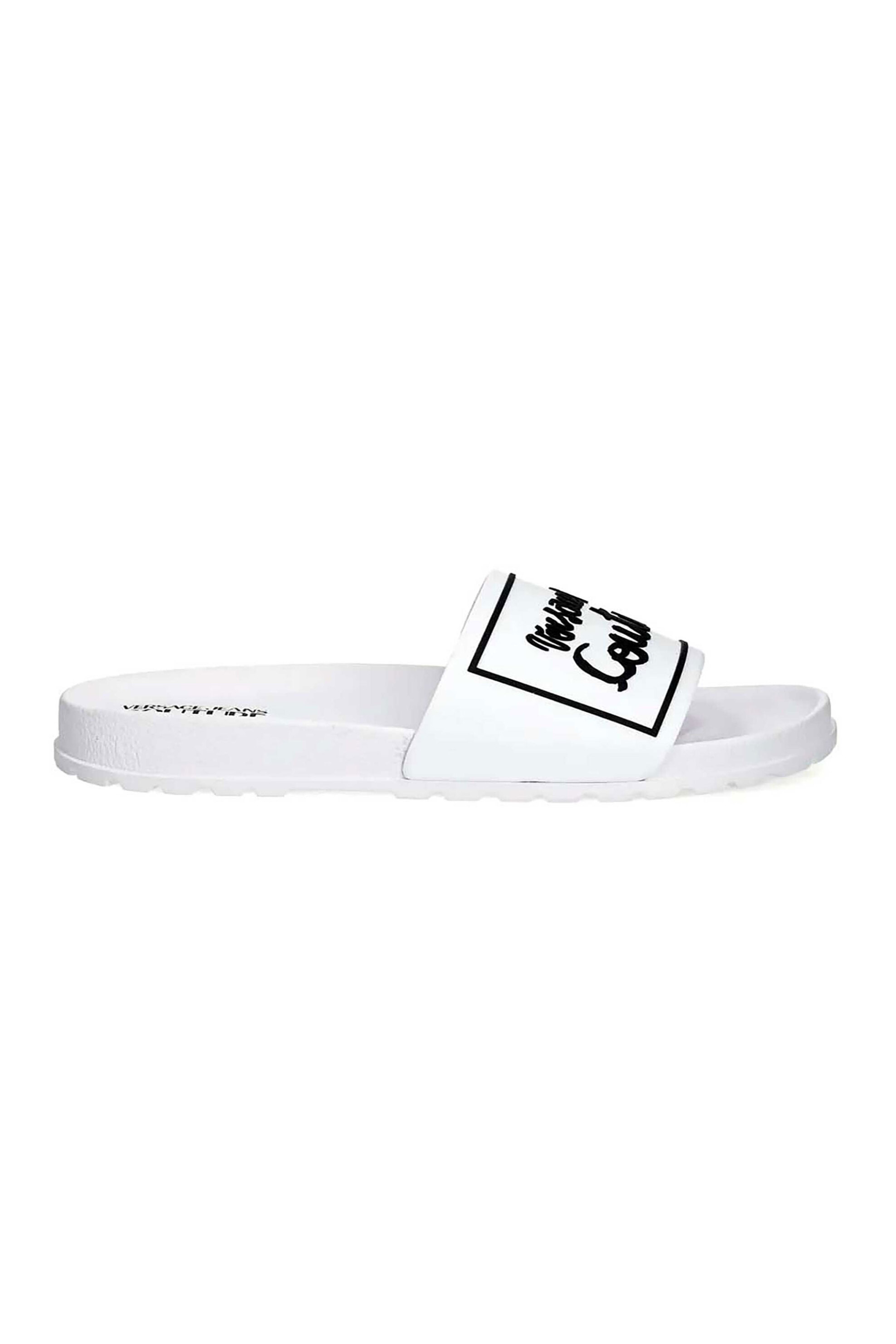 Versace Jeans Couture Γυναικείες Σαγιονάρες Shelly - 78Va3Sq271352 Λευκό