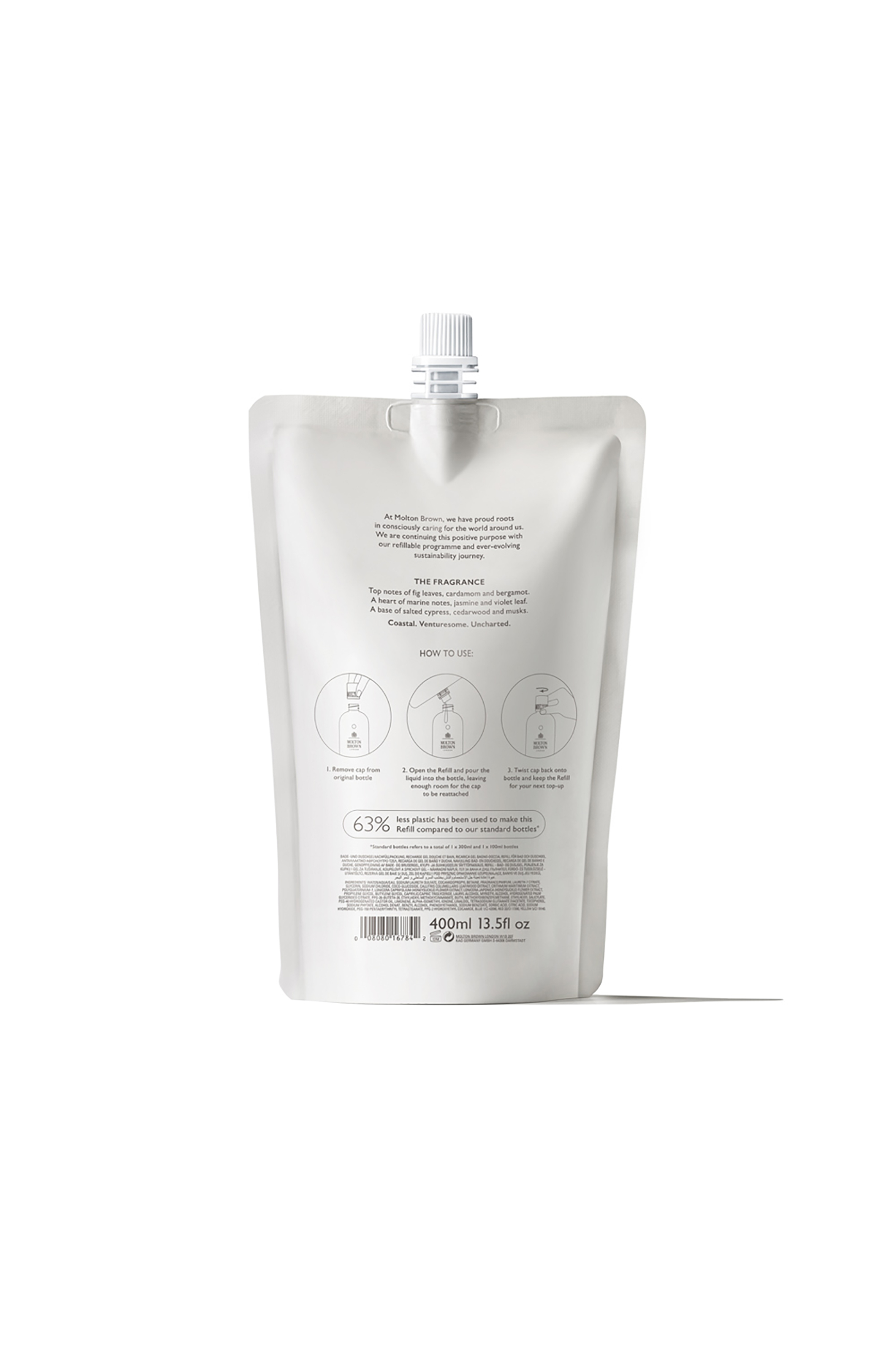 Molton Brown Coastal Cypress & Sea Fennel Bath & Shower Gel Refill 400 ml - 511806 φωτογραφία