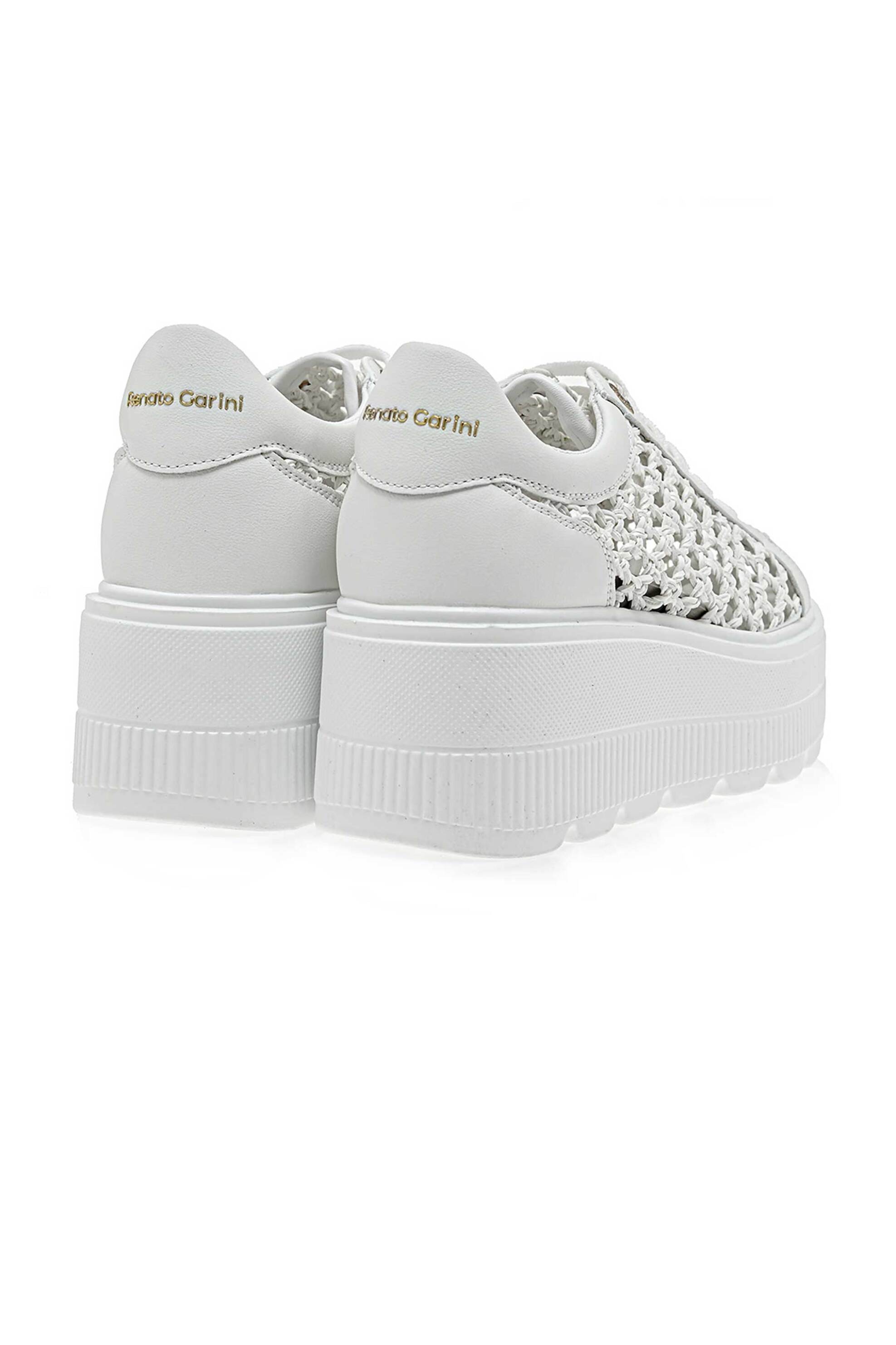 Renato Garini Γυναικεία Sneakers με Διάτρητο Σχέδιο - W119R611326M Λευκό