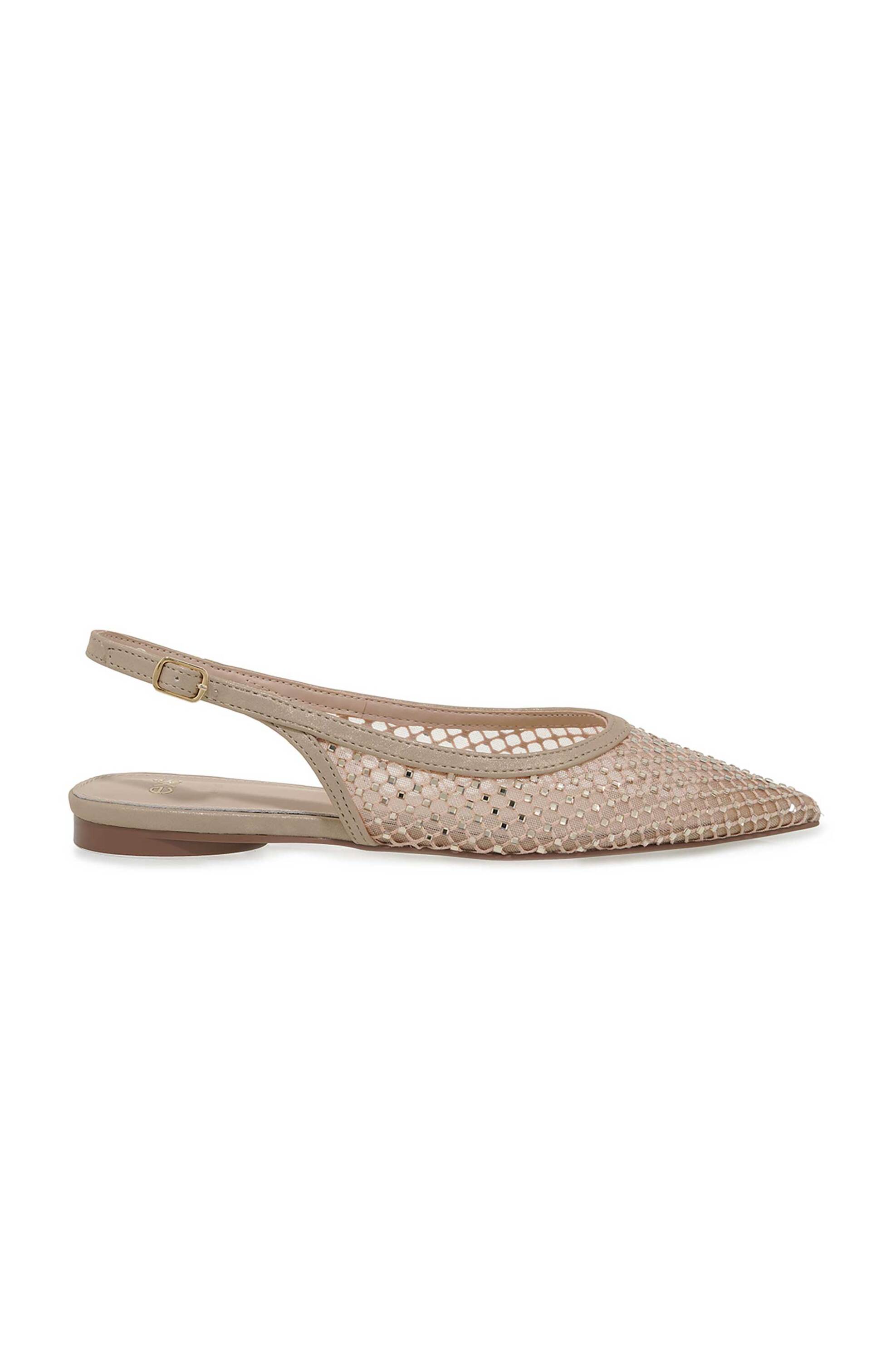 Exe γυναικείες γόβες slingback με στρας - W47002221Z36 Χρυσό