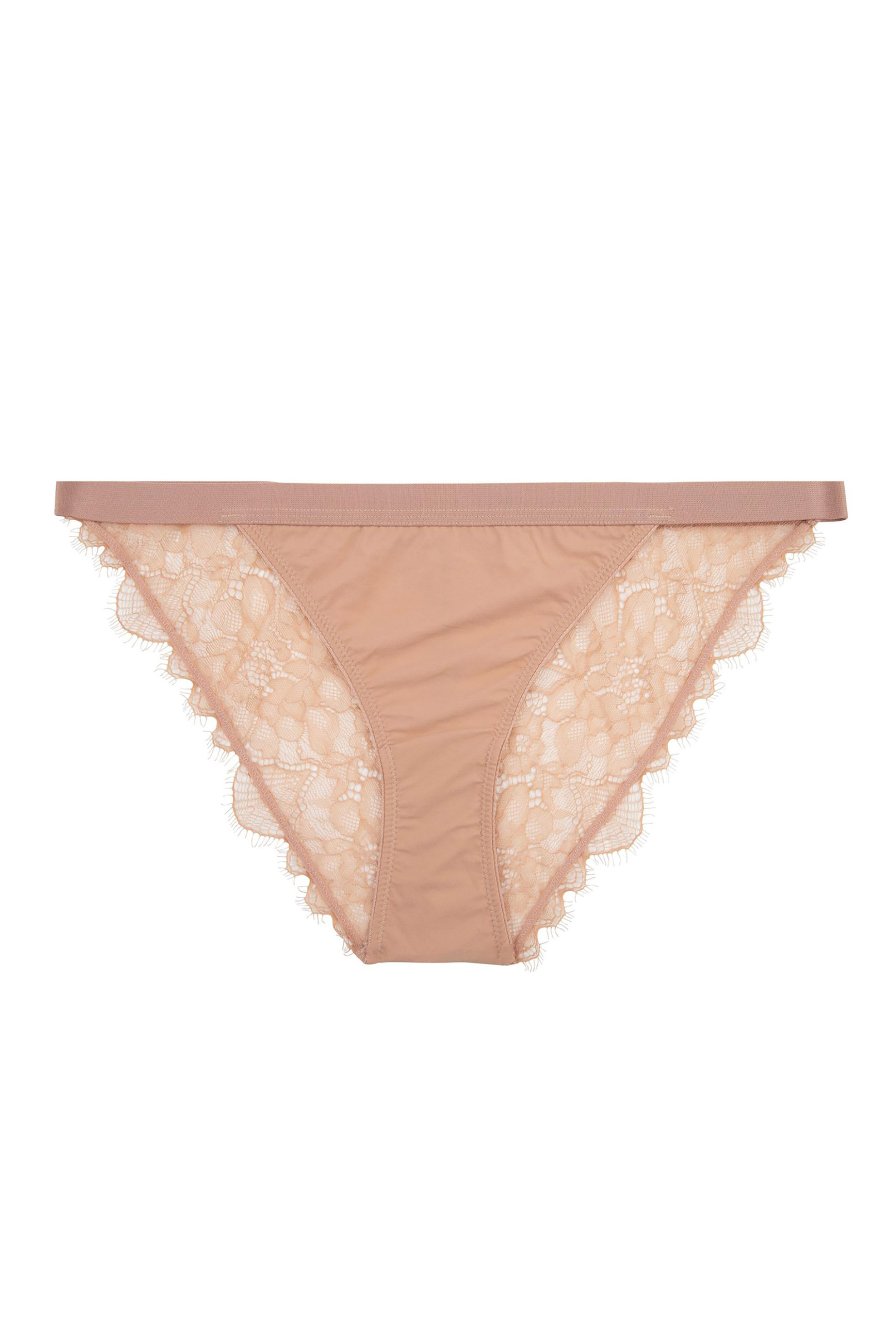 Love Stories γυναικείο σλιπ tanga μονόχρωμο με δαντέλα με floral μοτίβο "Wild Rose" - LR002024841 Σομόν φωτογραφία