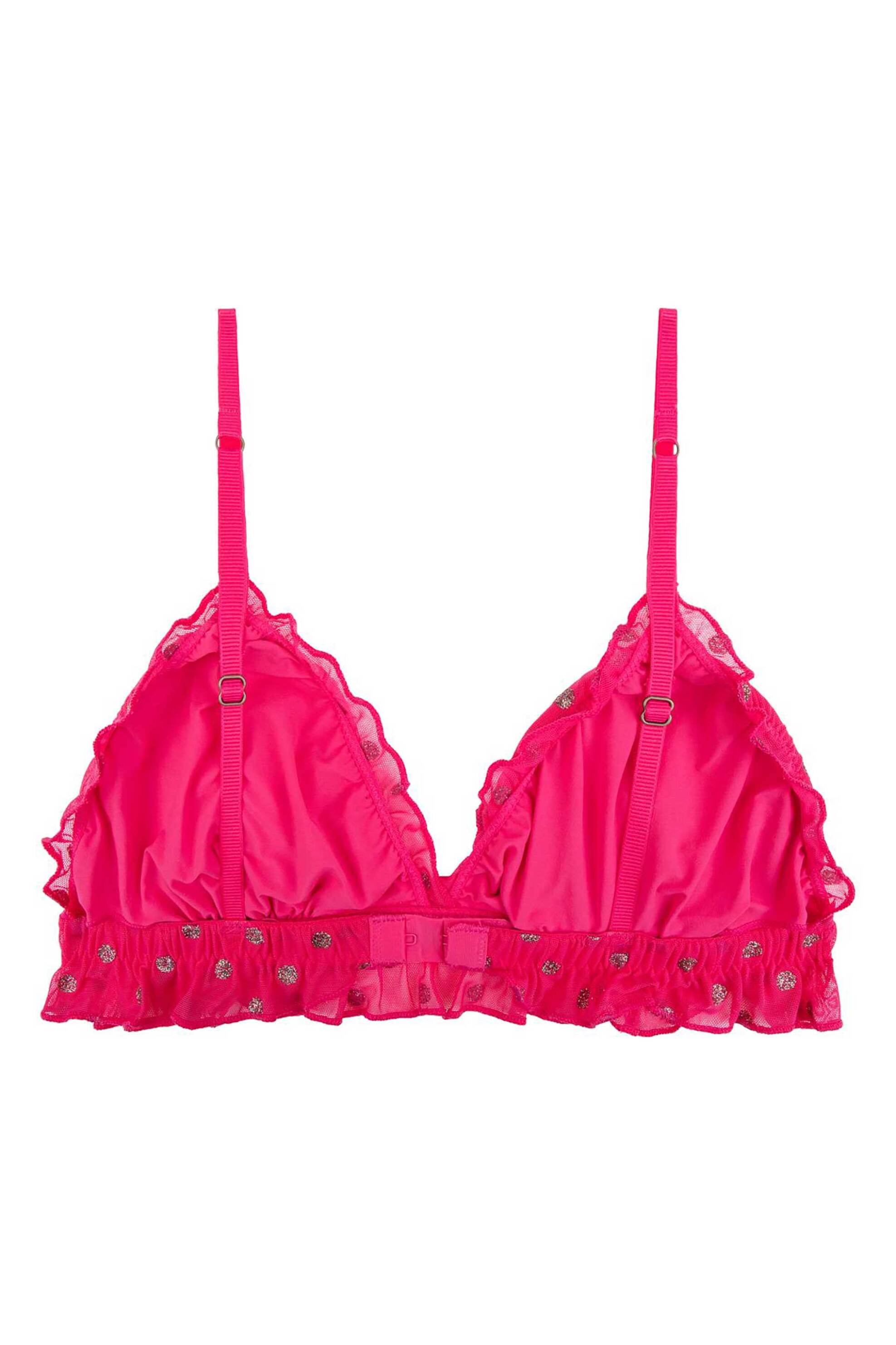 Love Stories γυναικείο τριγωνικό bralette με πουά σχέδιο "Reggipetto" - L2371007525 Φούξια φωτογραφία