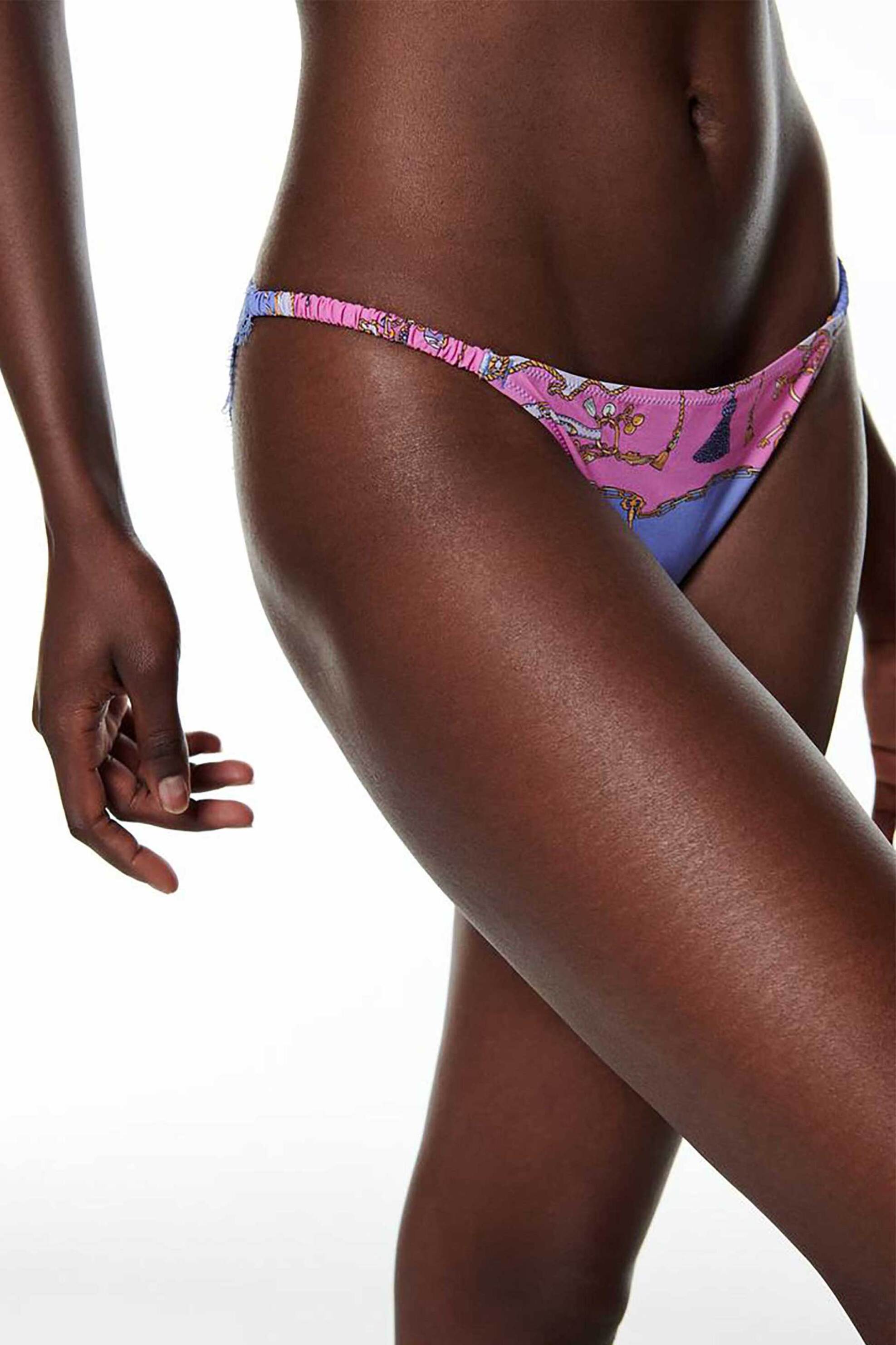 Love Stories γυναικείο σλιπ με print και δαντέλα "Wild Rosie" - L2371217500 Λιλά φωτογραφία