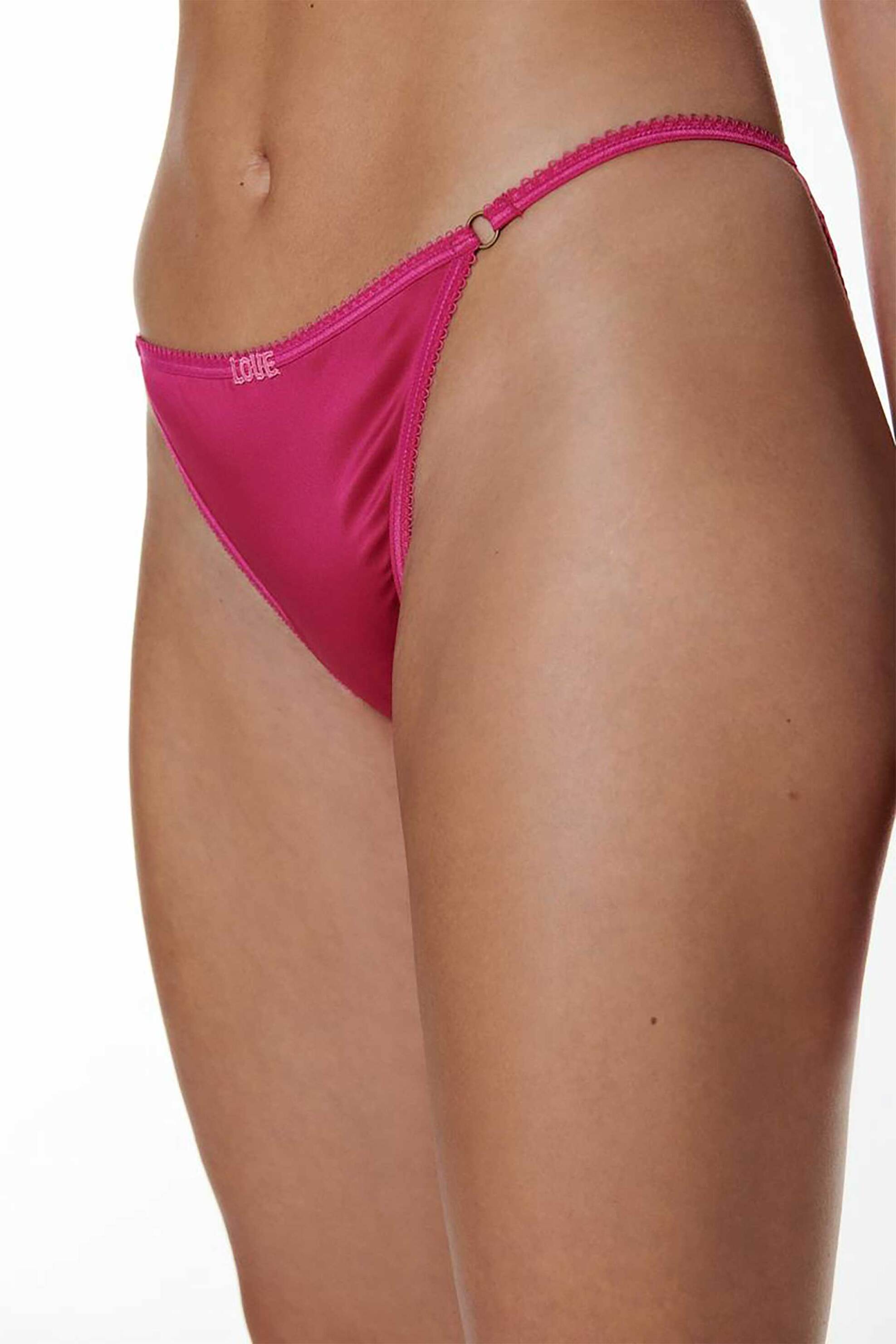 Love Stories γυναικείο σλιπ μονόχρωμο με πουά σχέδιο "Trixie" - L2371585525 Φούξια φωτογραφία