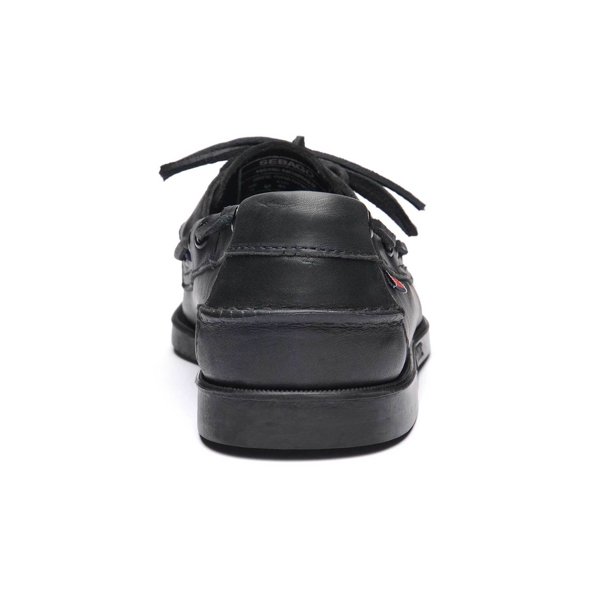 Sebago Ανδρικά Παπούτσια Boat με Μαύρη Σόλα Docksides Portland - L7000H00-924R Μαύρο