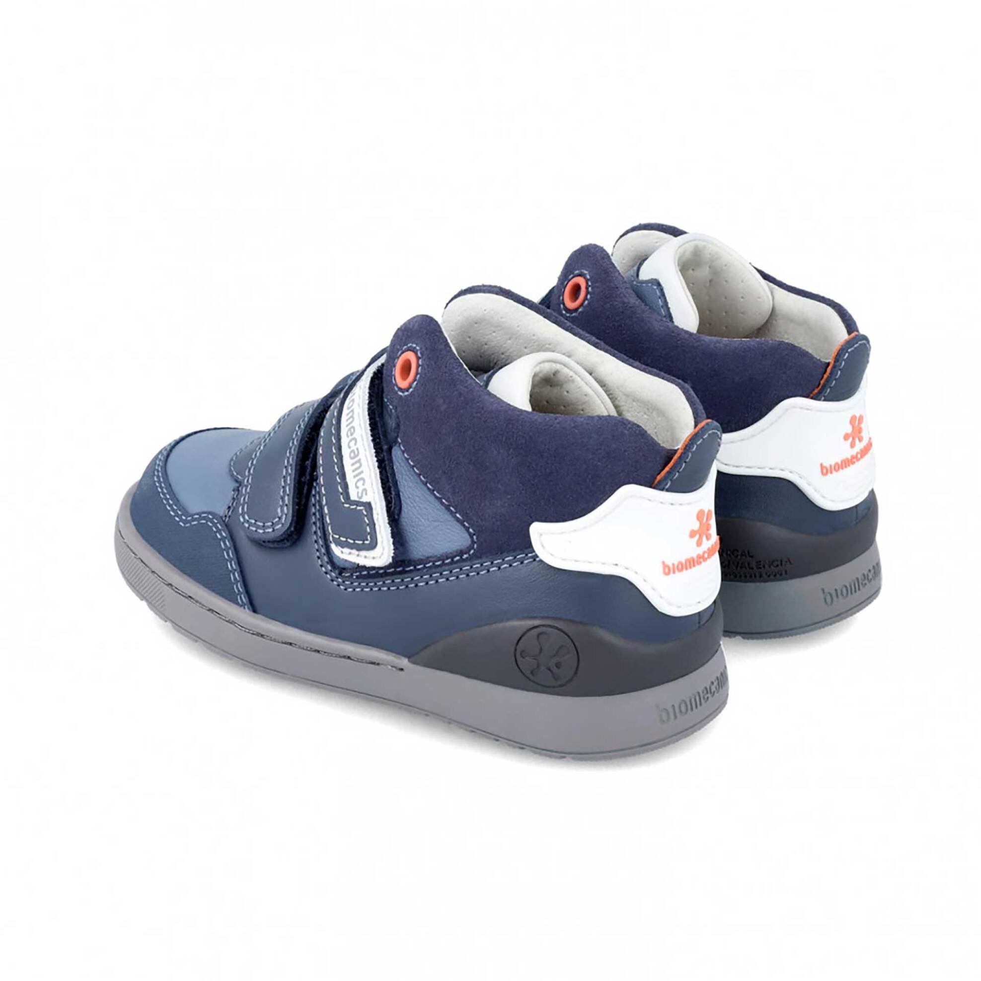 Biomecanics παιδικά μποτάκια με velcro και suede λεπτομέρειες (25-31) - 231225 Μπλε Σκούρο φωτογραφία