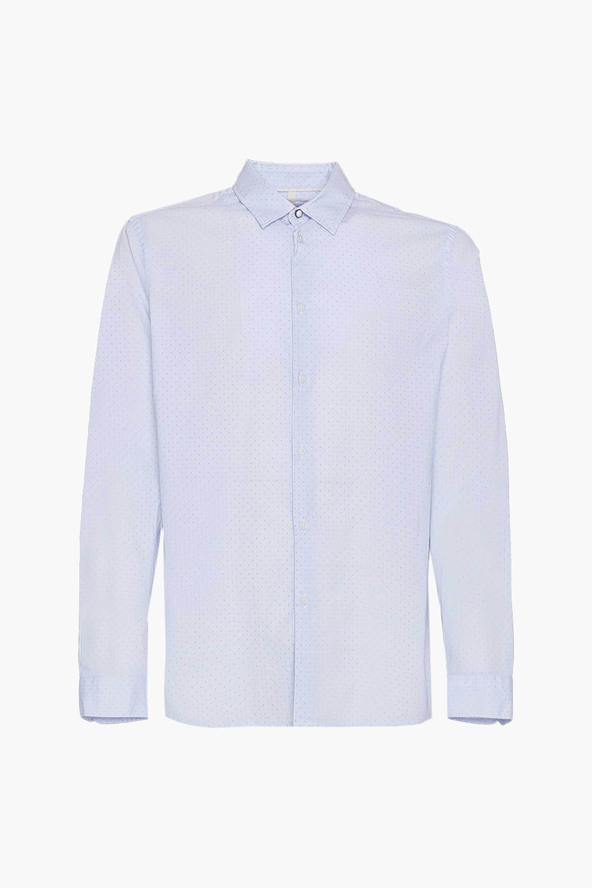SEINSE Sseinse ανδρικό πουκάμισο με μικροσχέδιο - CE935SS 124 Μπλε Ανοιχτό