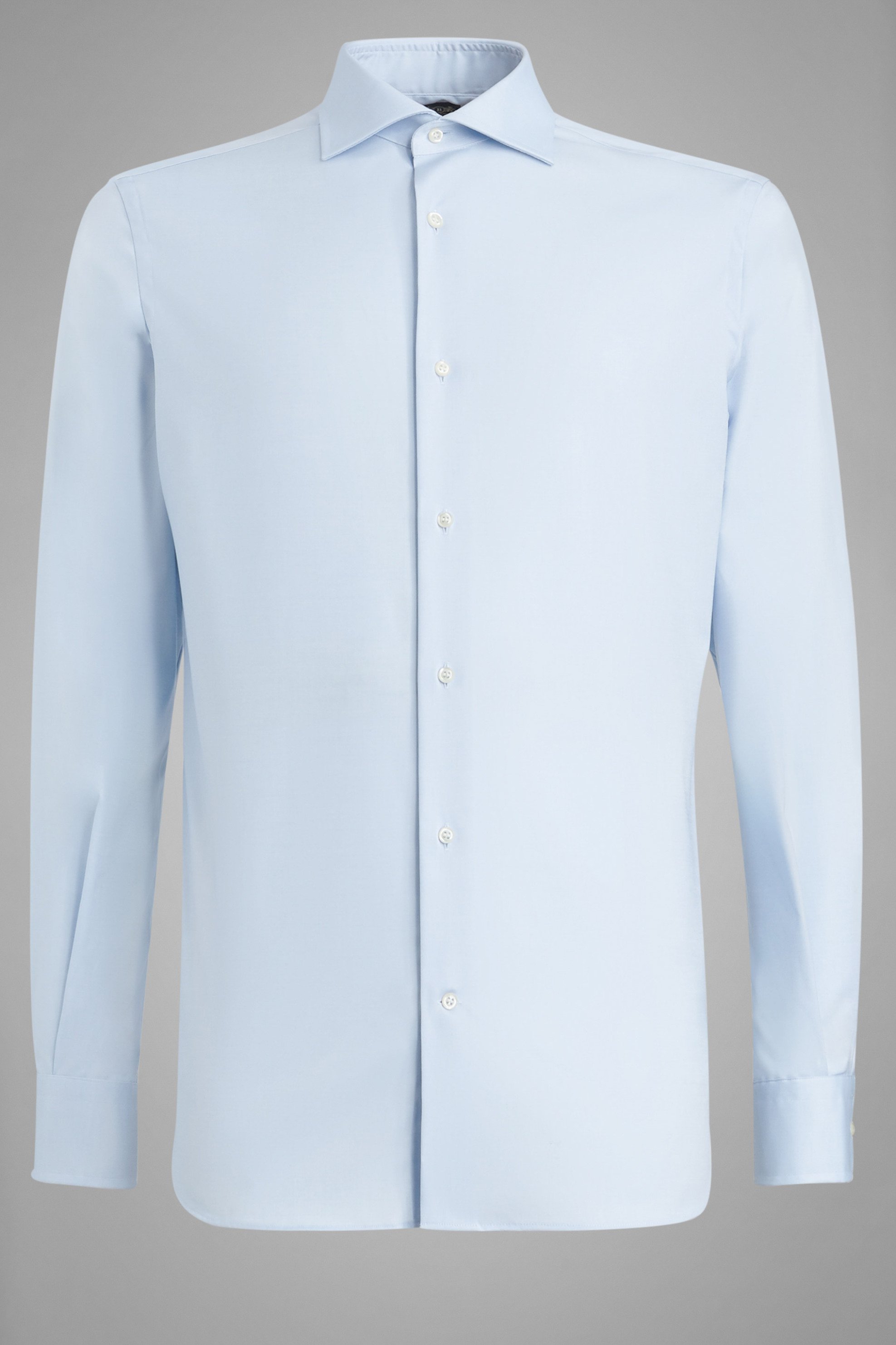 Boggi Milano ανδρικό πουκάμισο μονόχρωμο Regular Fit - BO21C004702 Σιελ φωτογραφία