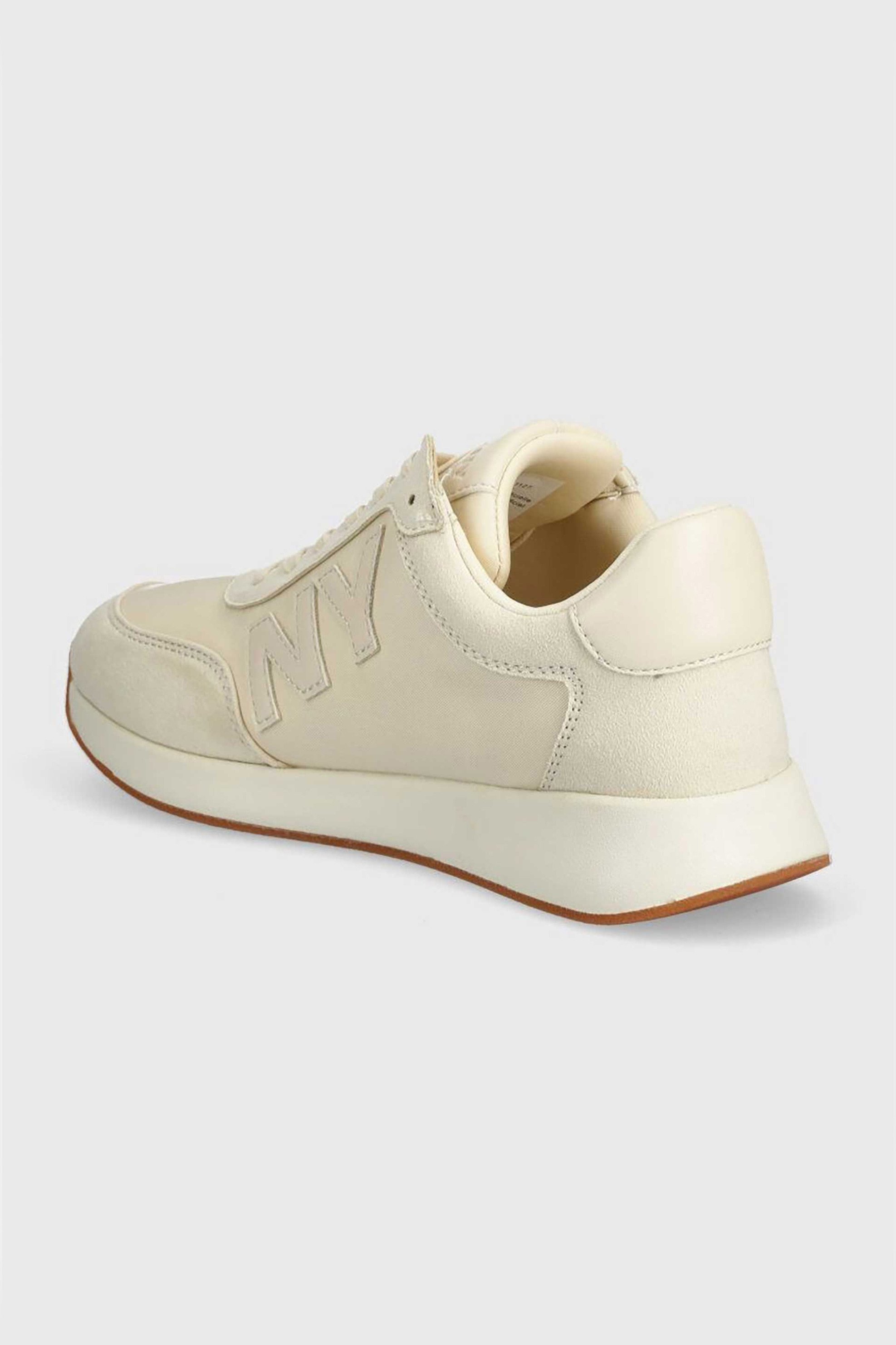 DKNY DKNY γυναικεία sneakers με ανάγλυφο logo στο πλάι "Oaks" - K1472129 Μπεζ - 3