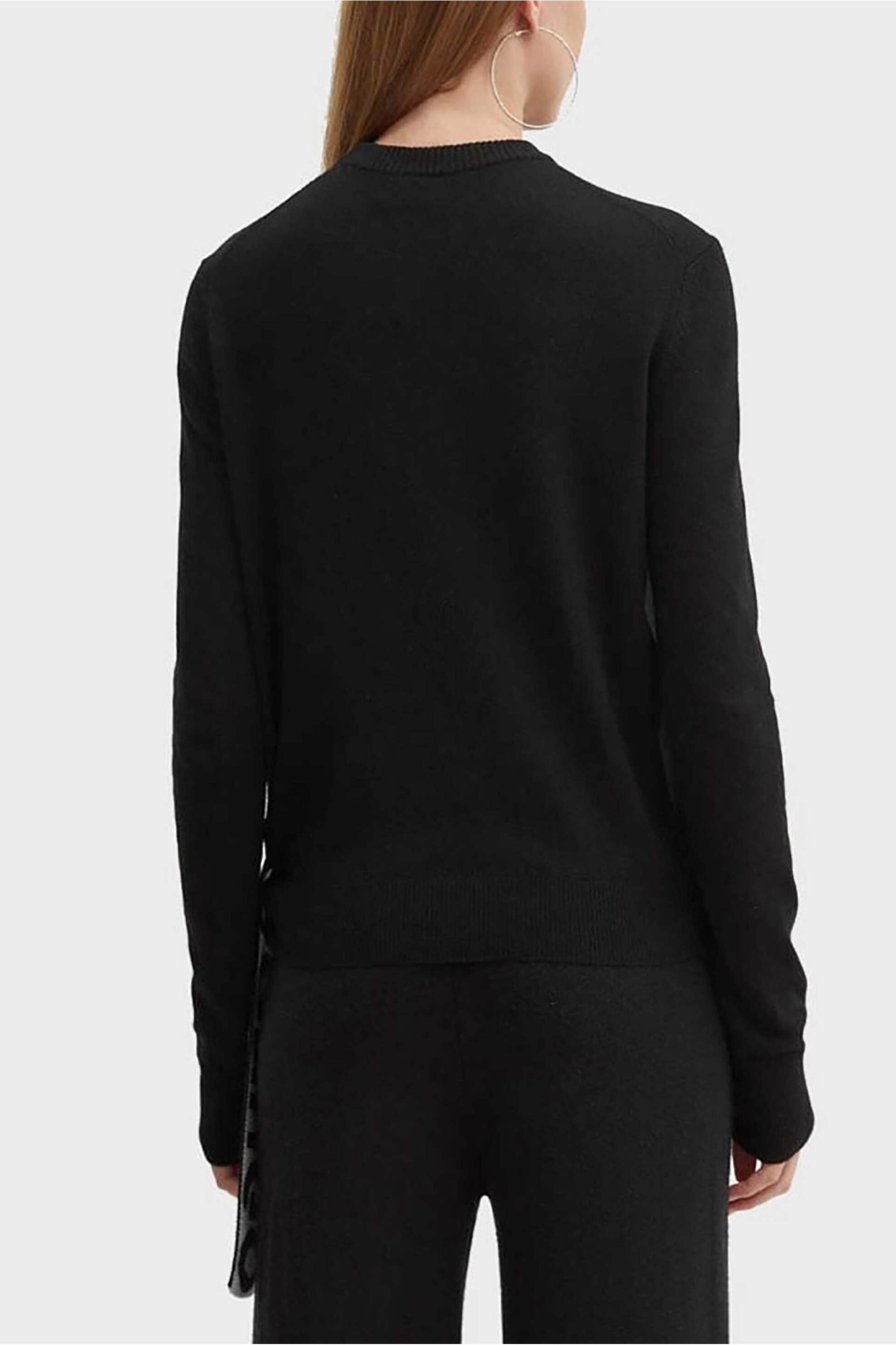 Hugo Boss γυναικείο πλεκτό τοπ με logo tie στο πλάι "Stiel" - 50518313 Μαύρο φωτογραφία
