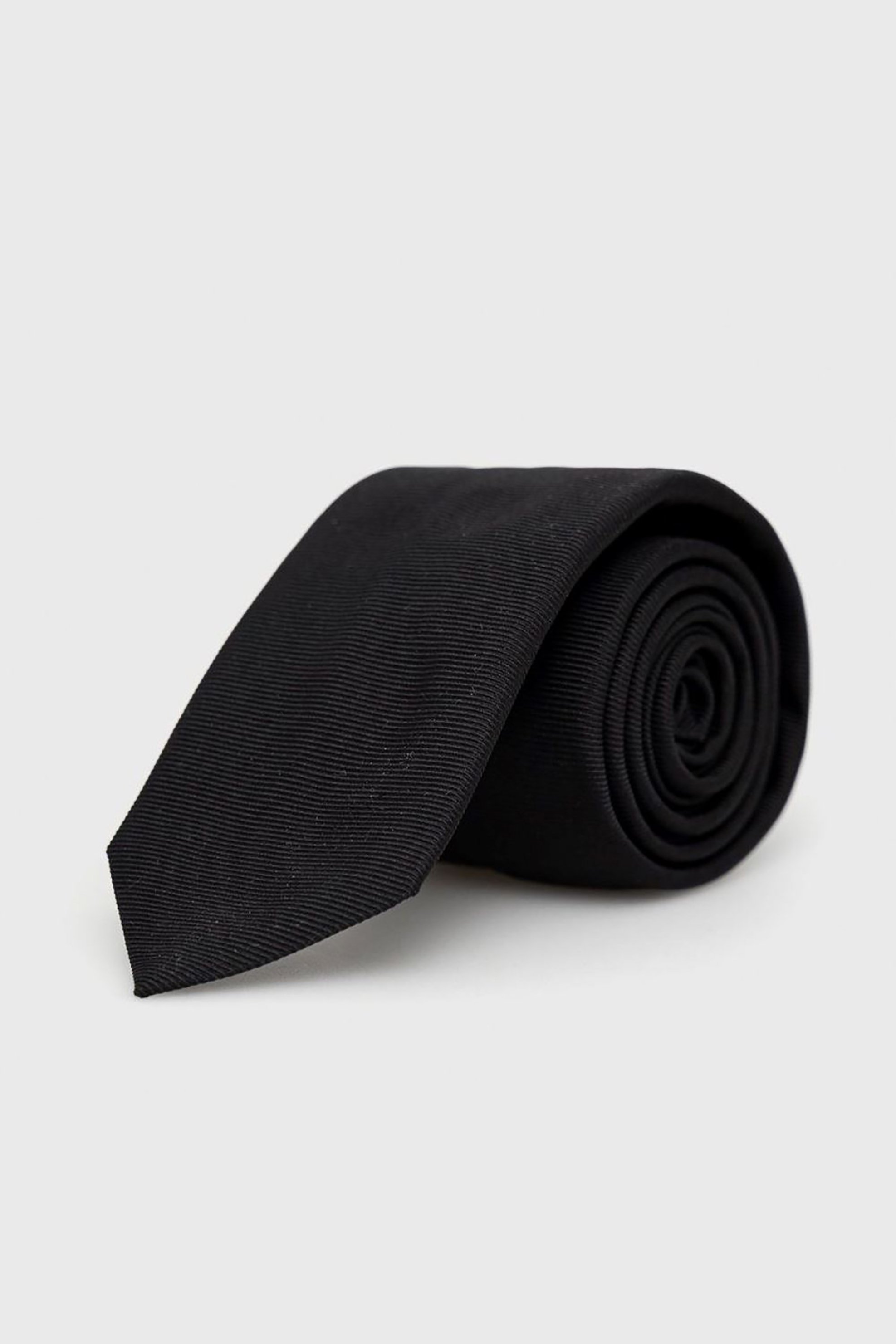 HUGO Hugo Boss ανδρική γραβάτα με μικροσχέδια - 50468199 Μαύρο