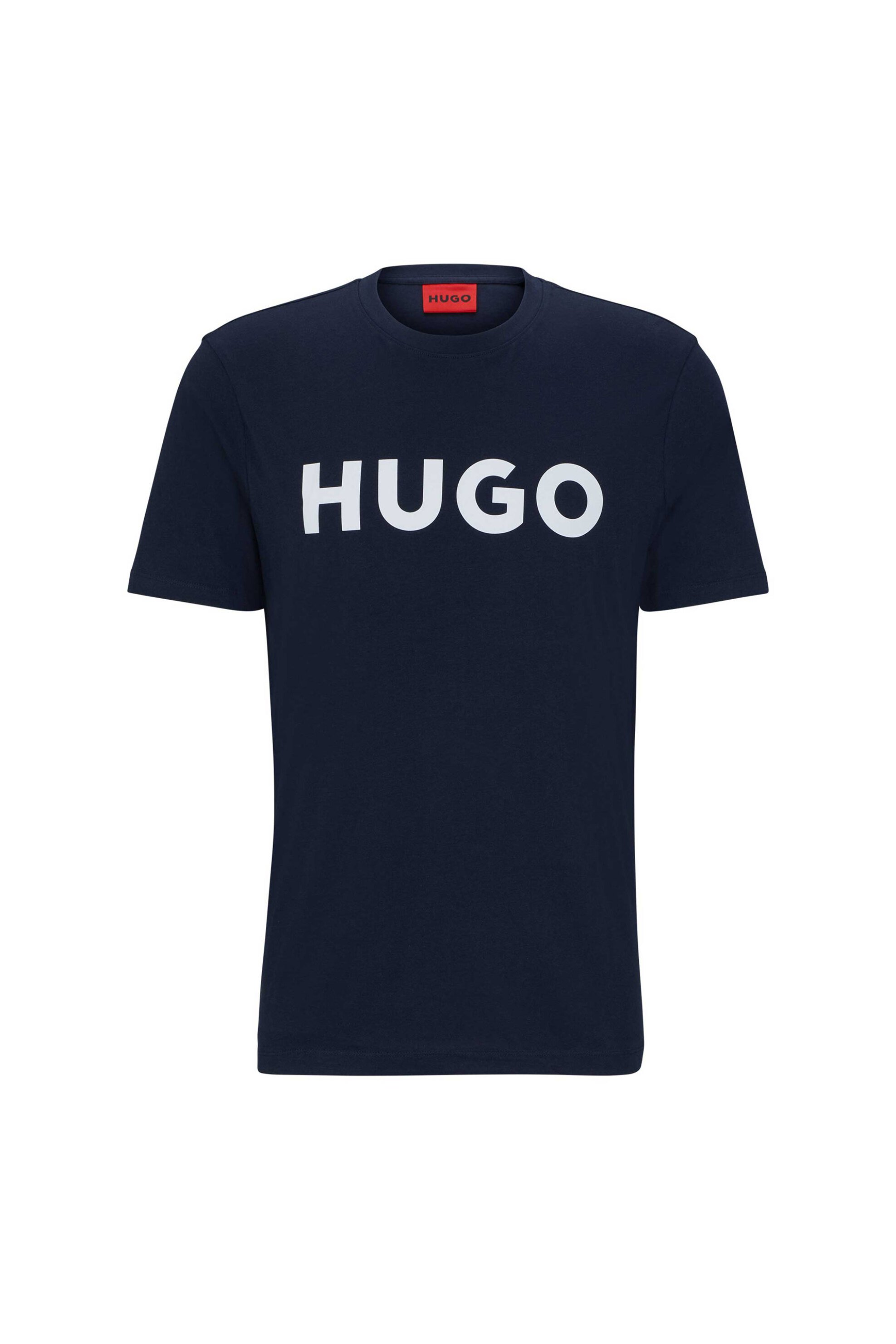 Hugo Boss ανδρικό T-shirt με logo print Regular Fit "Dulivio" - 50467556 Μπλε Σκούρο
