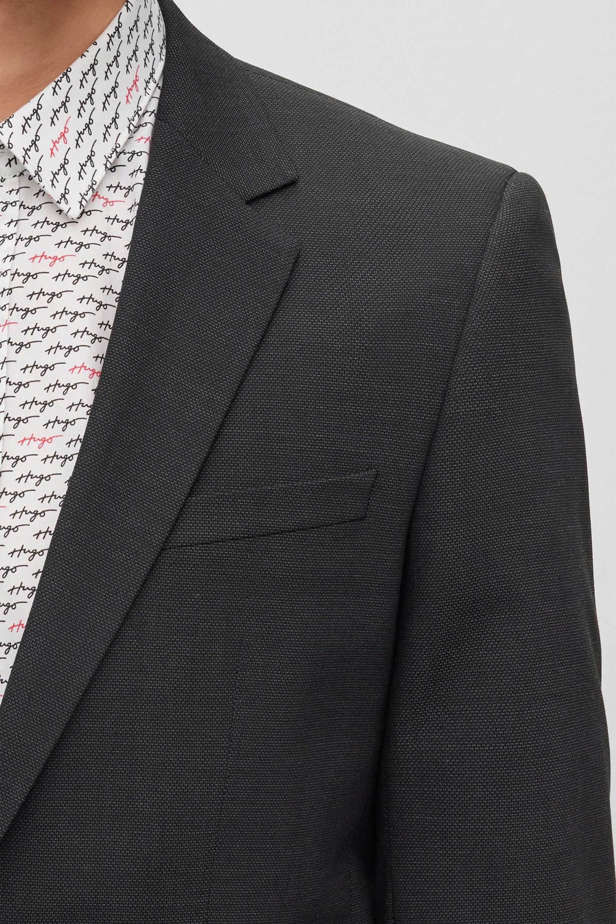 Hugo Boss ανδρικό σετ ρούχων με σακάκι και παντελόνι μονόχρωμα "Henry/Getlin232X" - 50495717 Μαύρο φωτογραφία
